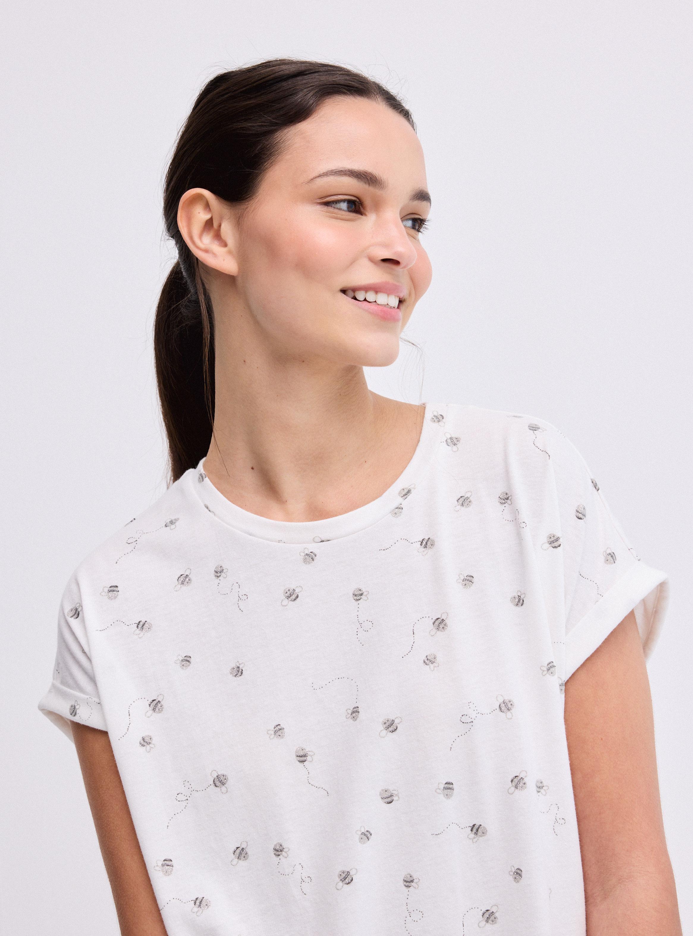 Camisa de Dormir Estampada Jersey-2