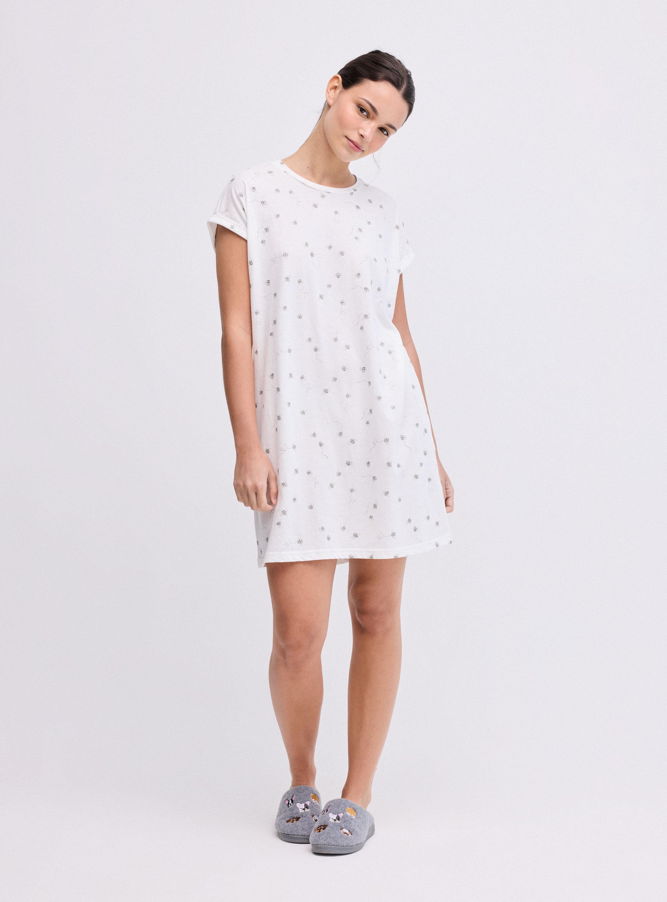 Camisa de Dormir Estampada Jersey-4