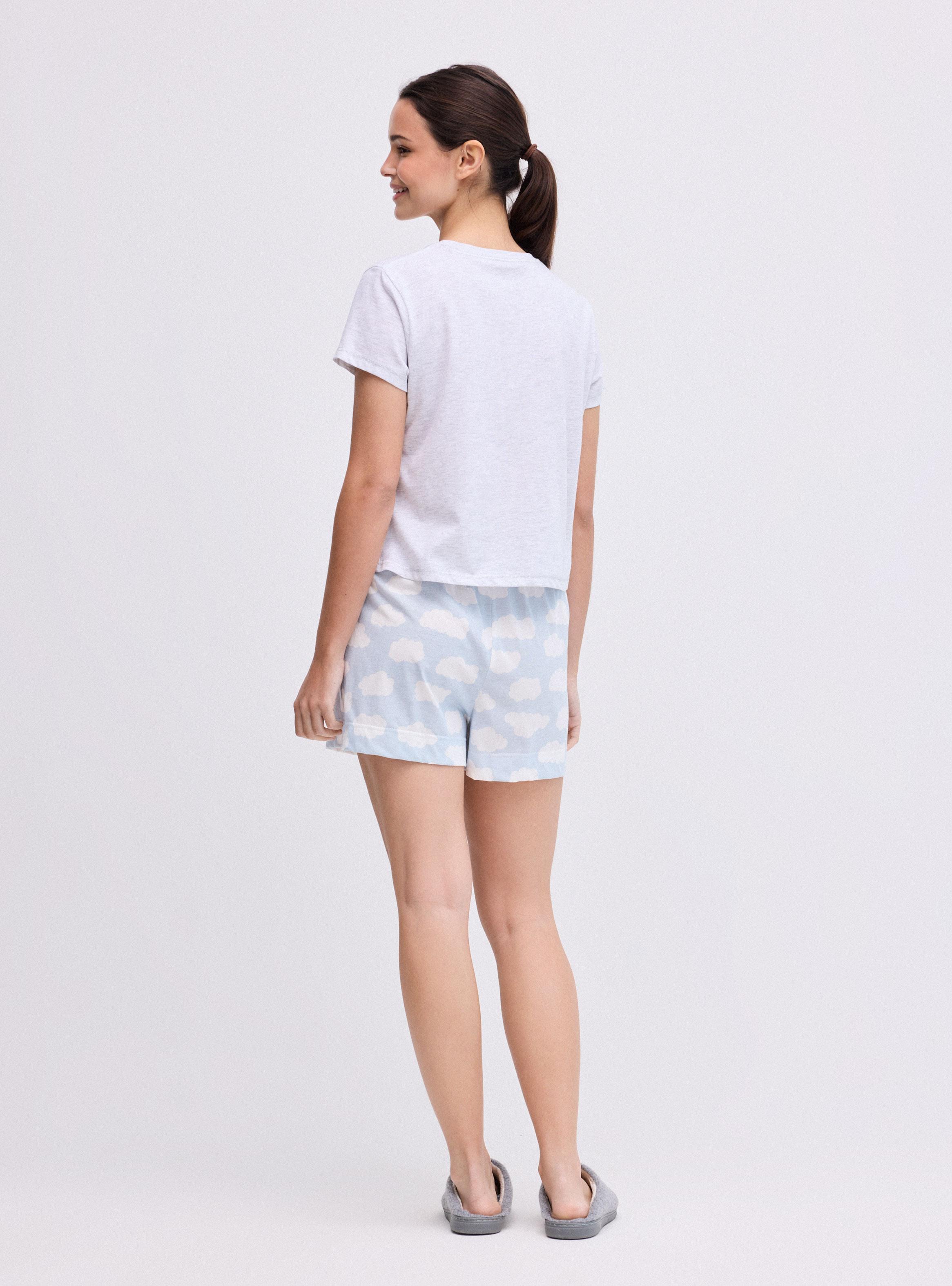 Pijama de Jersey Detalle Bordado-5