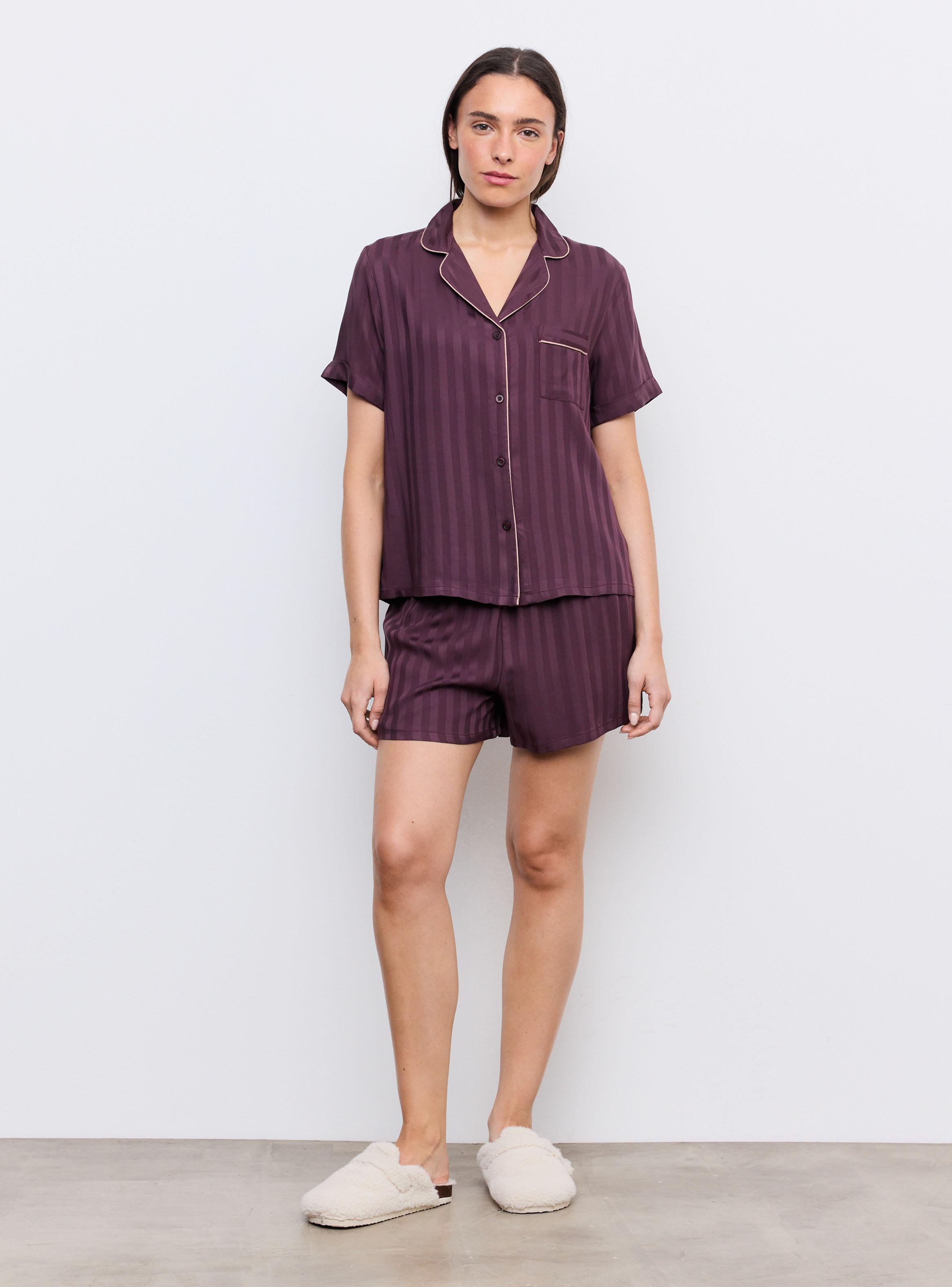 Pijama Camisero Liso-4