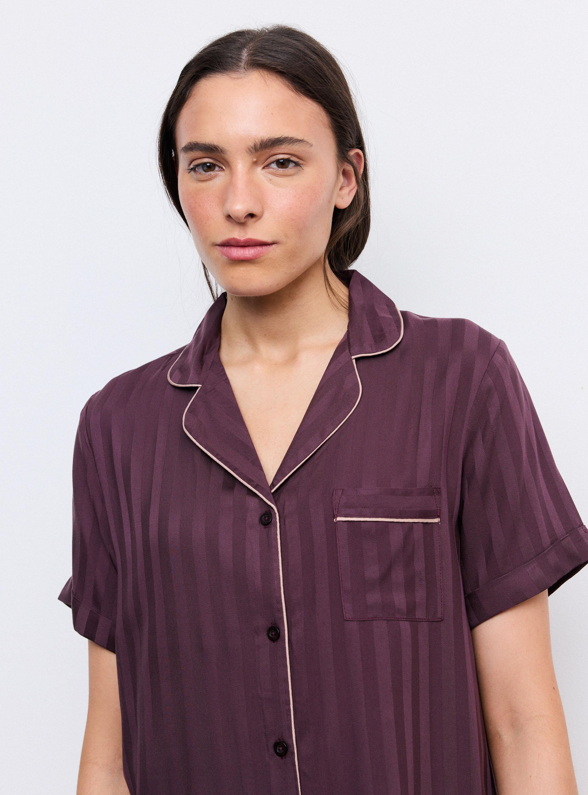 Pijama Camisero Liso-2