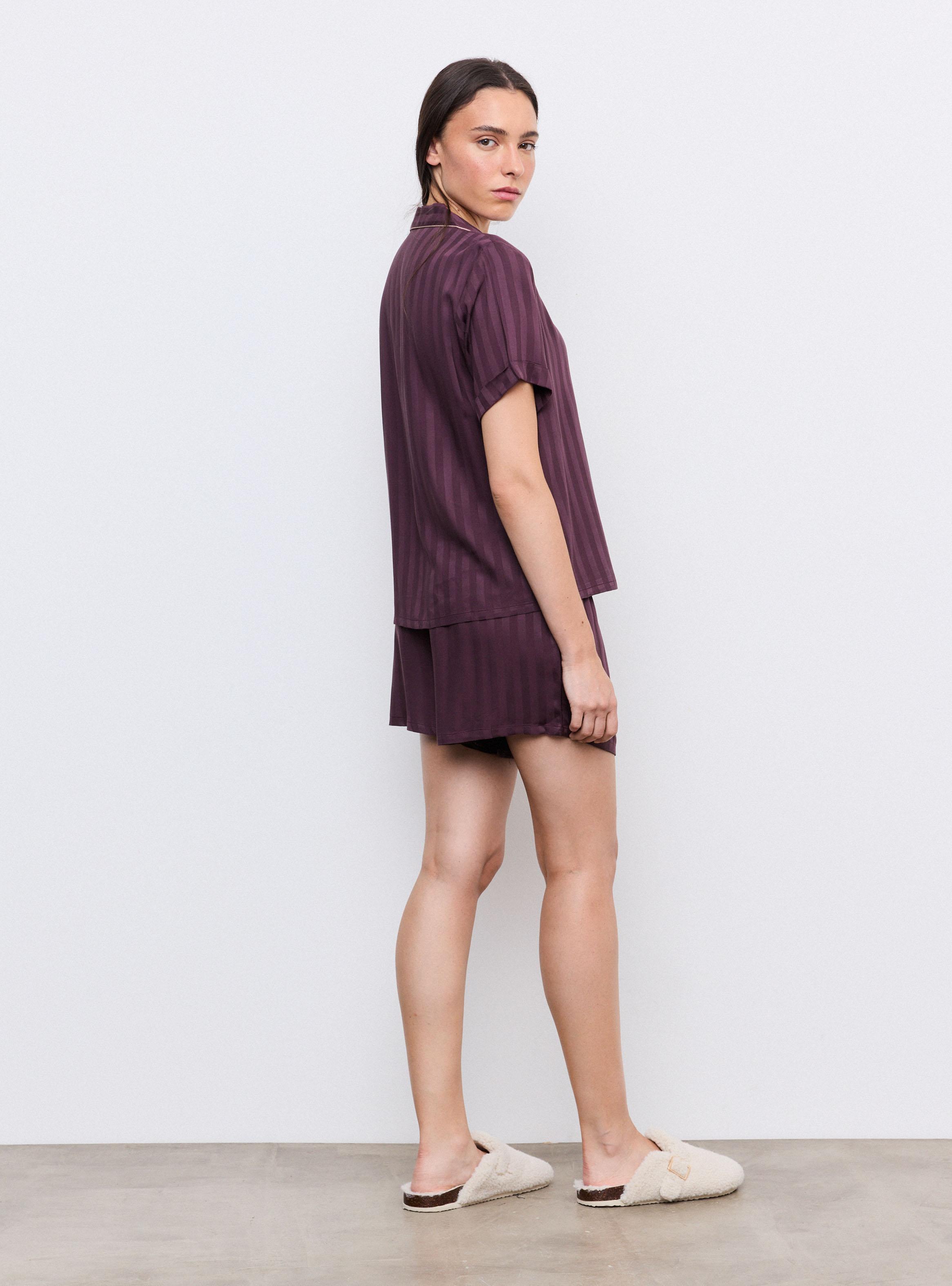 Pijama Camisero Liso-5