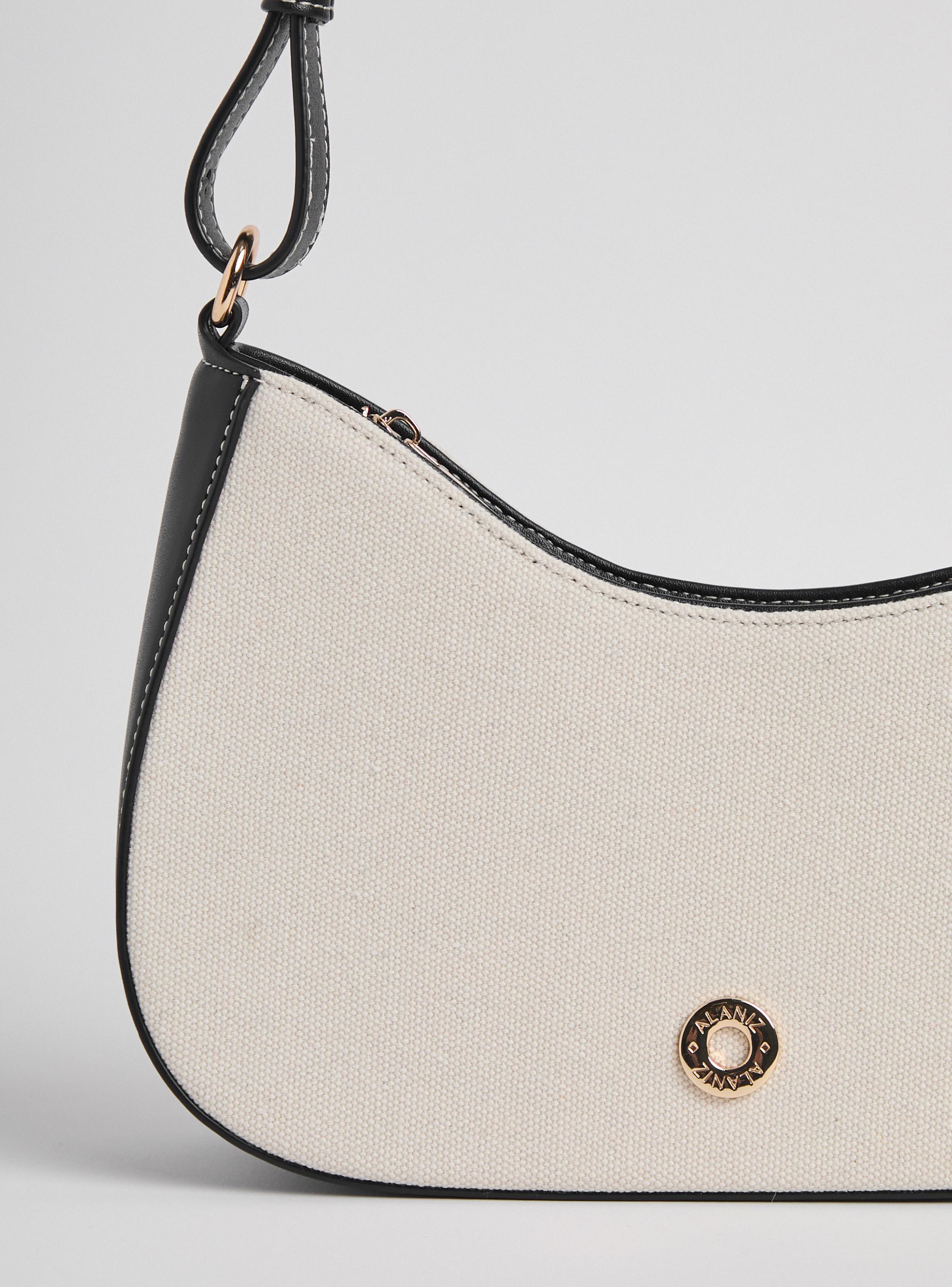 Cartera Crossbody Canvas con Detalles Efecto Cuero-6