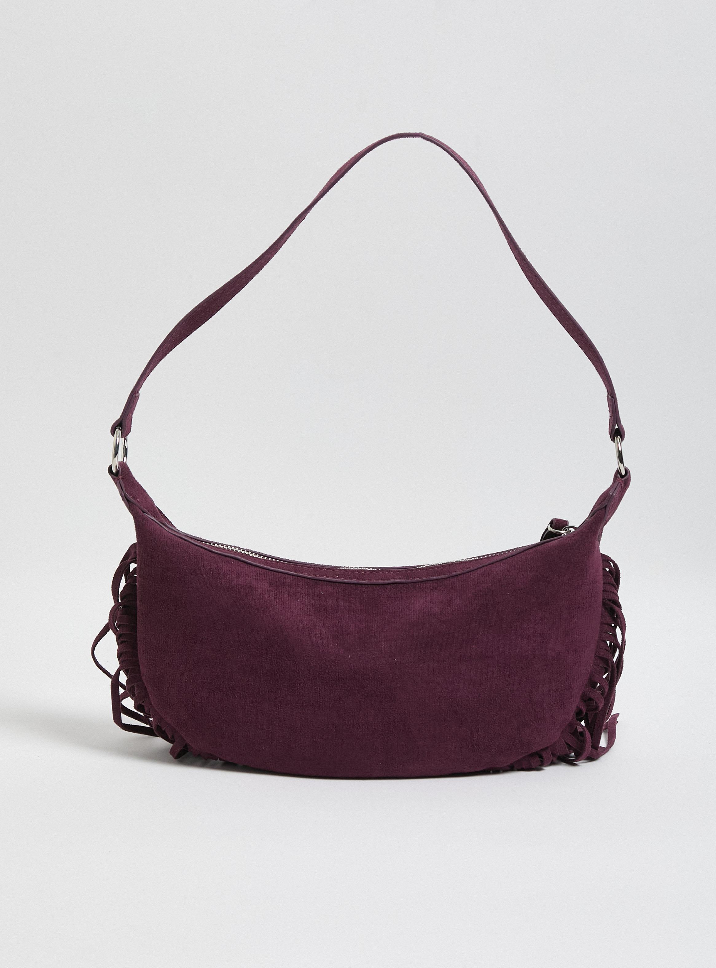 Cartera de Hombro Flecos y Ojetillos-3