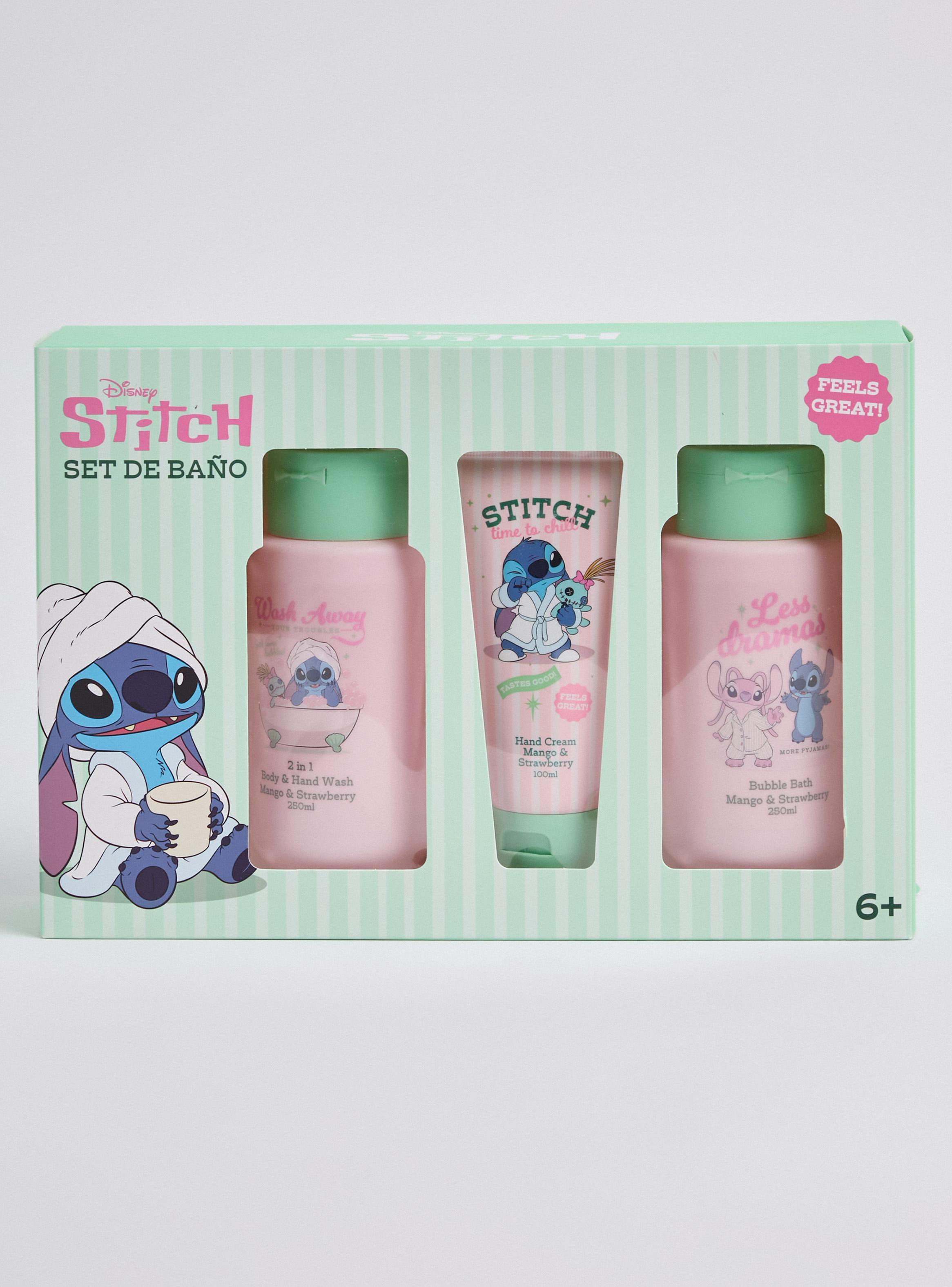 Estuche Stitch Jabón, Burbujas y Crema-2