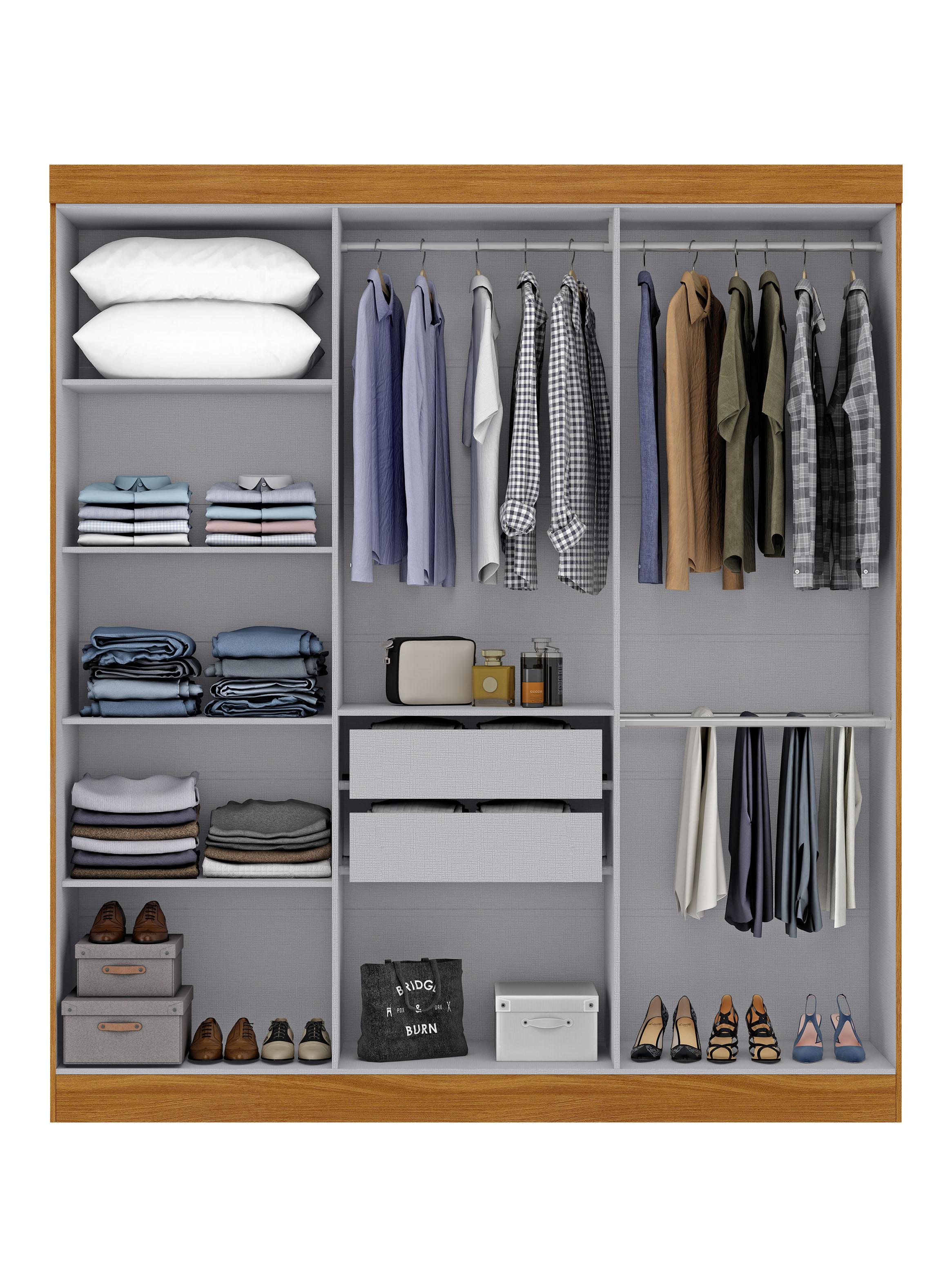 Clóset Paris 6 Puertas 2 Cajones-2