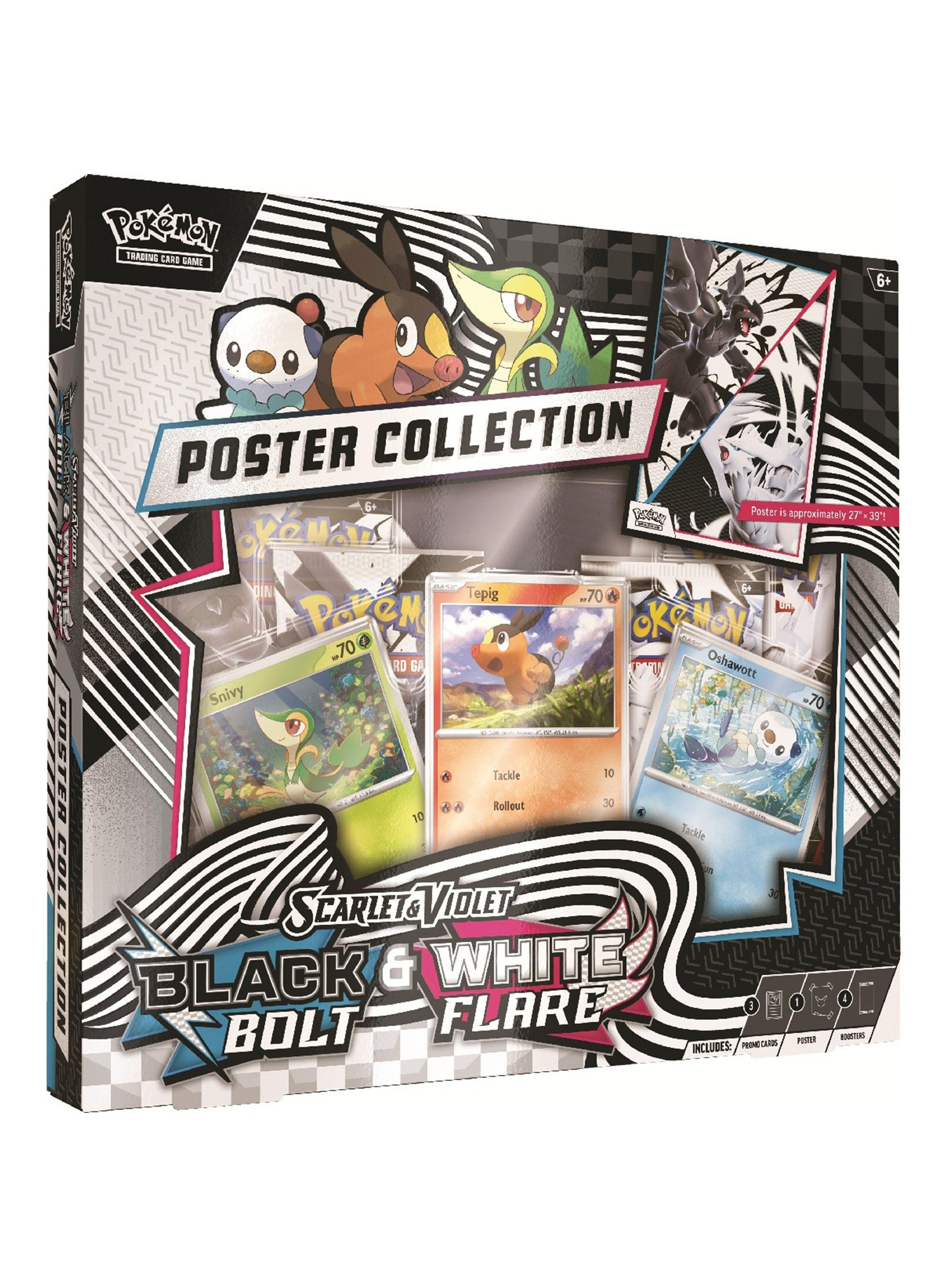 Cartas Black Bolt&White Flare Unova Poster Colección Español-2