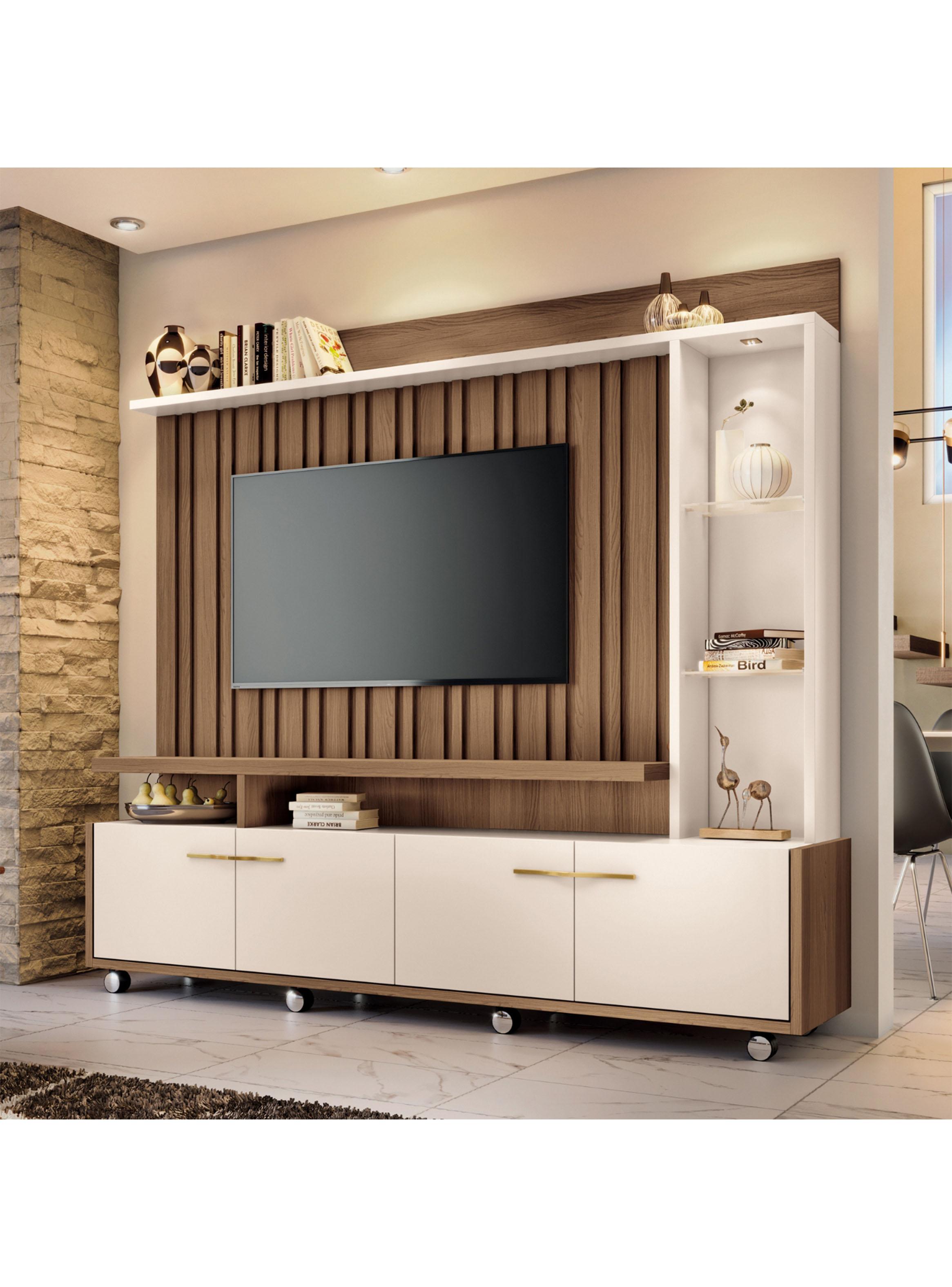Home TV 65 Titan Castaño Off White-4