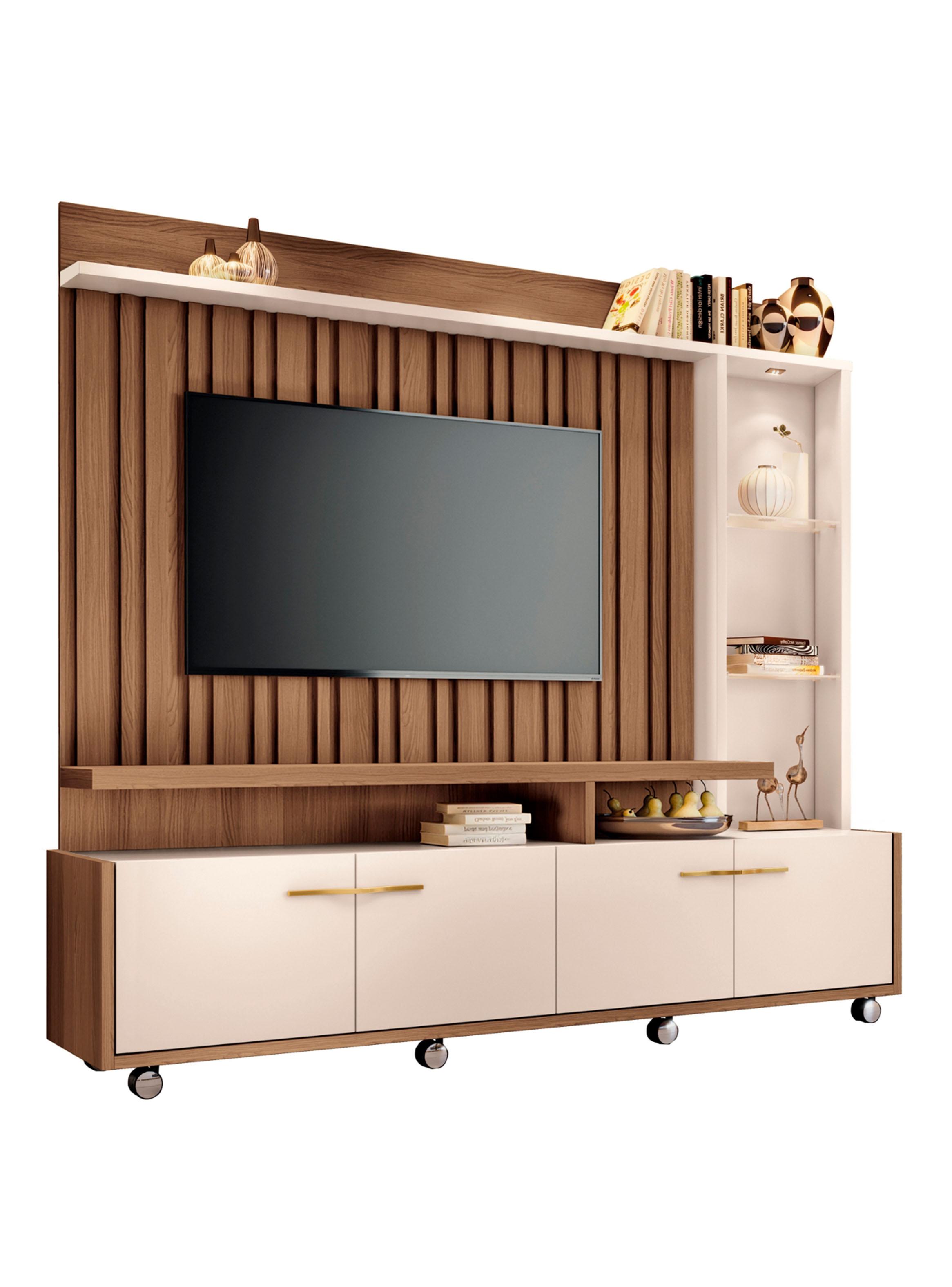 Home TV 65 Titan Castaño Off White-0