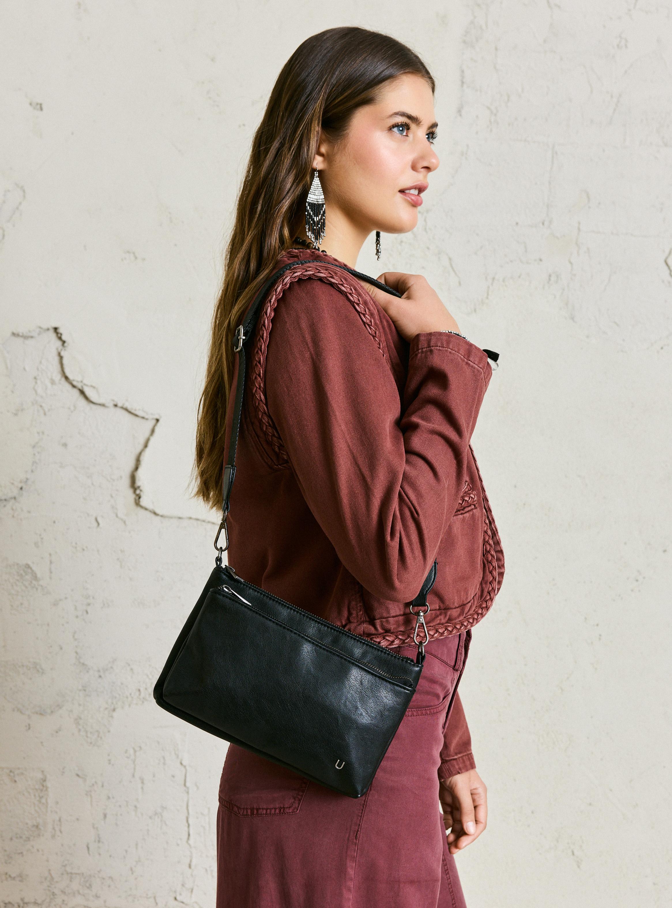 Cartera de Hombro Cruzada Ecocuero-5