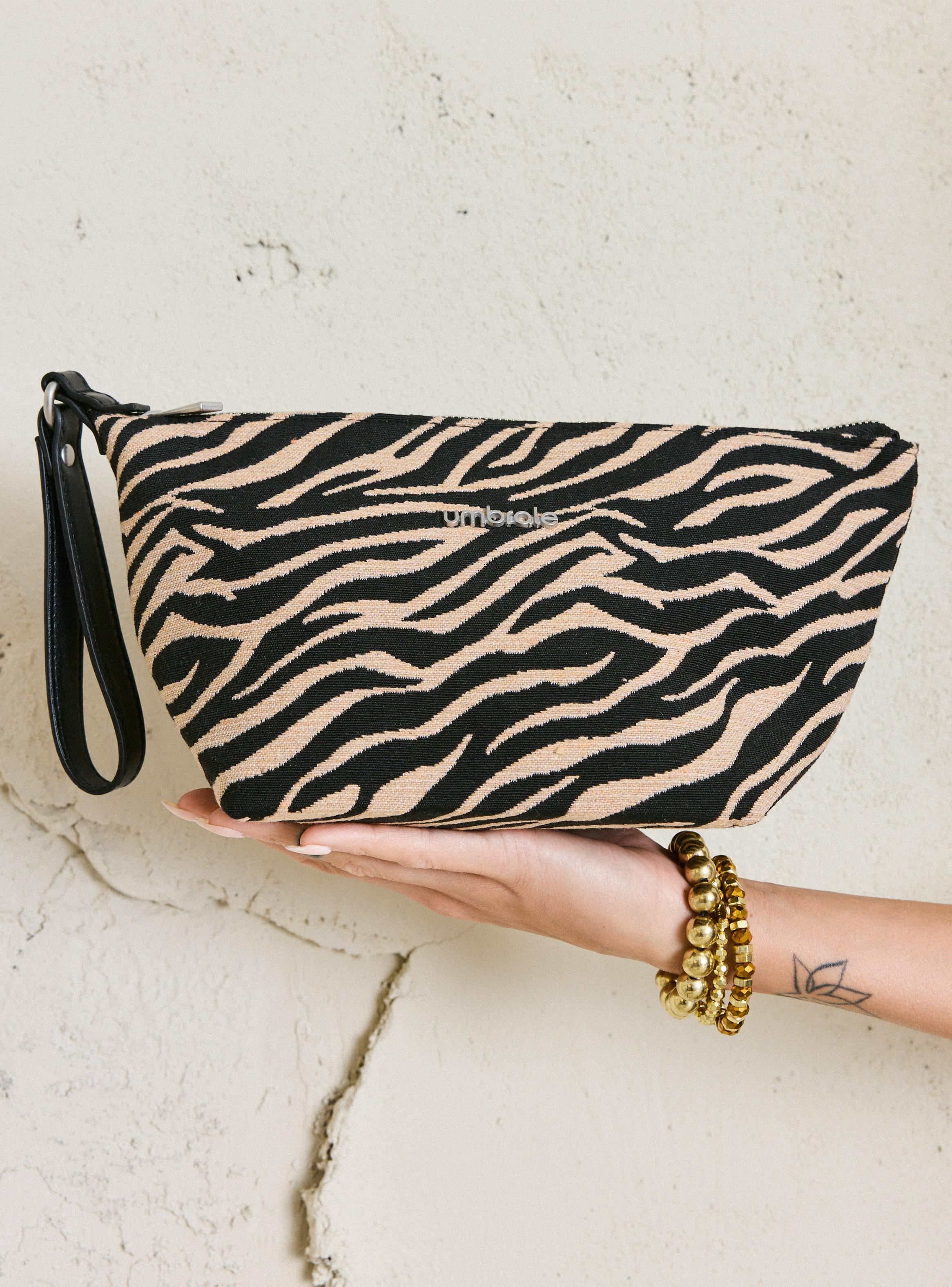 Cosmetiquero Jacquard Bicolor Textil-4