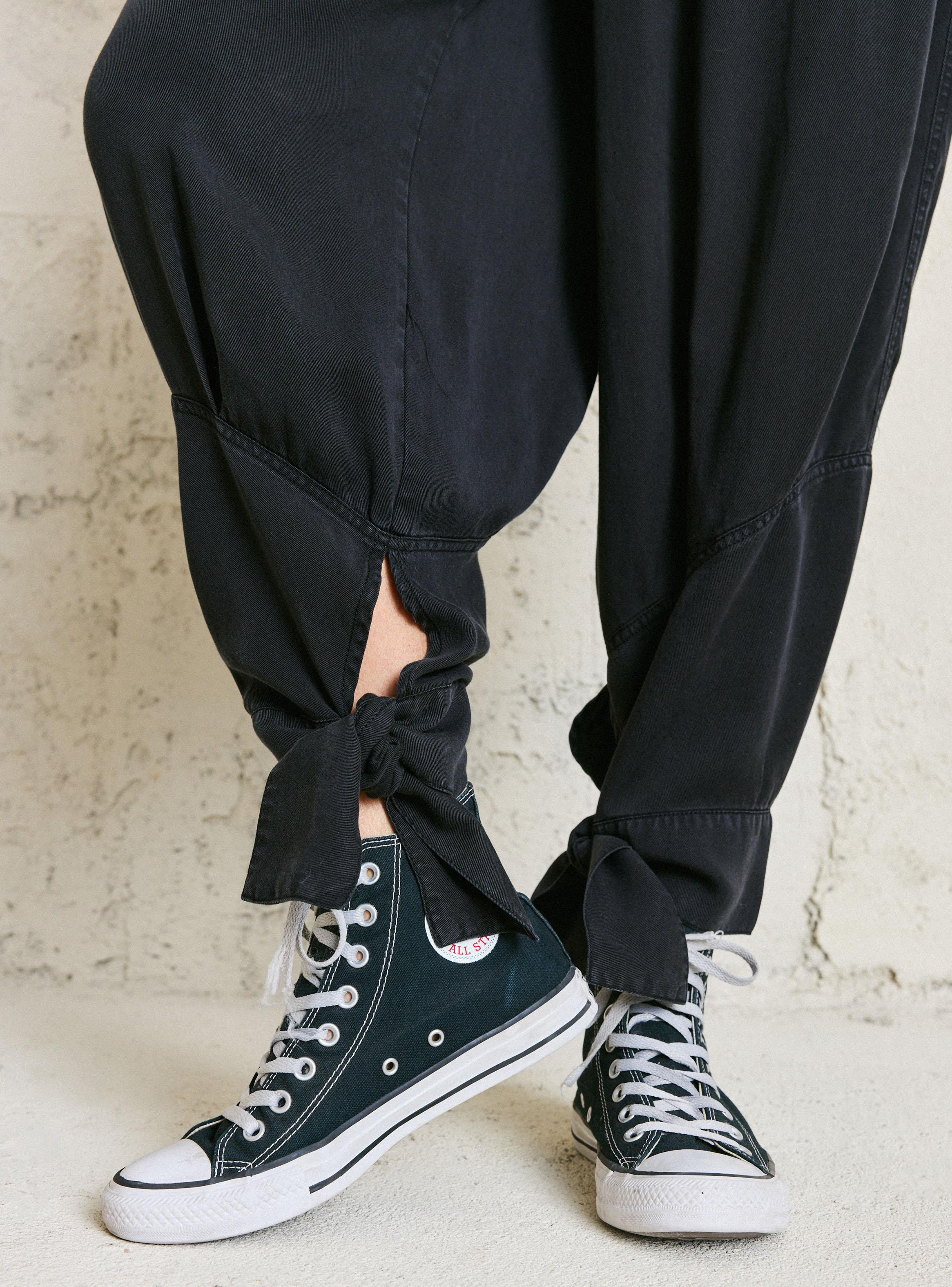 Pantalón Jogger Look Fluido con Bolsillos-3