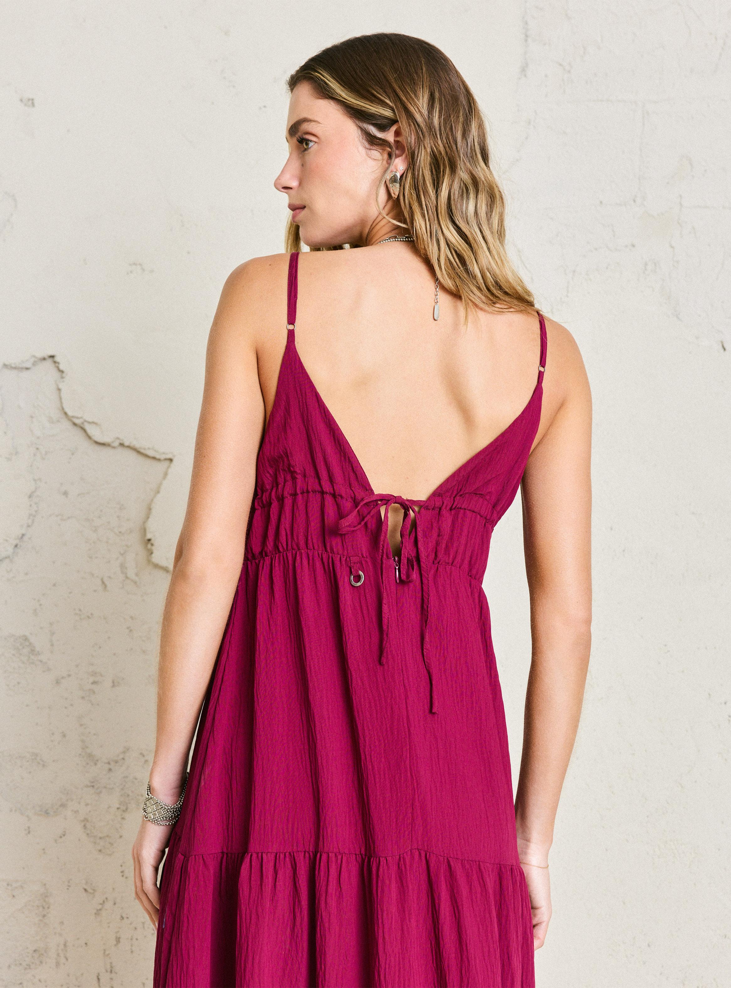 Vestido Maxi Look Seda Crepé-3