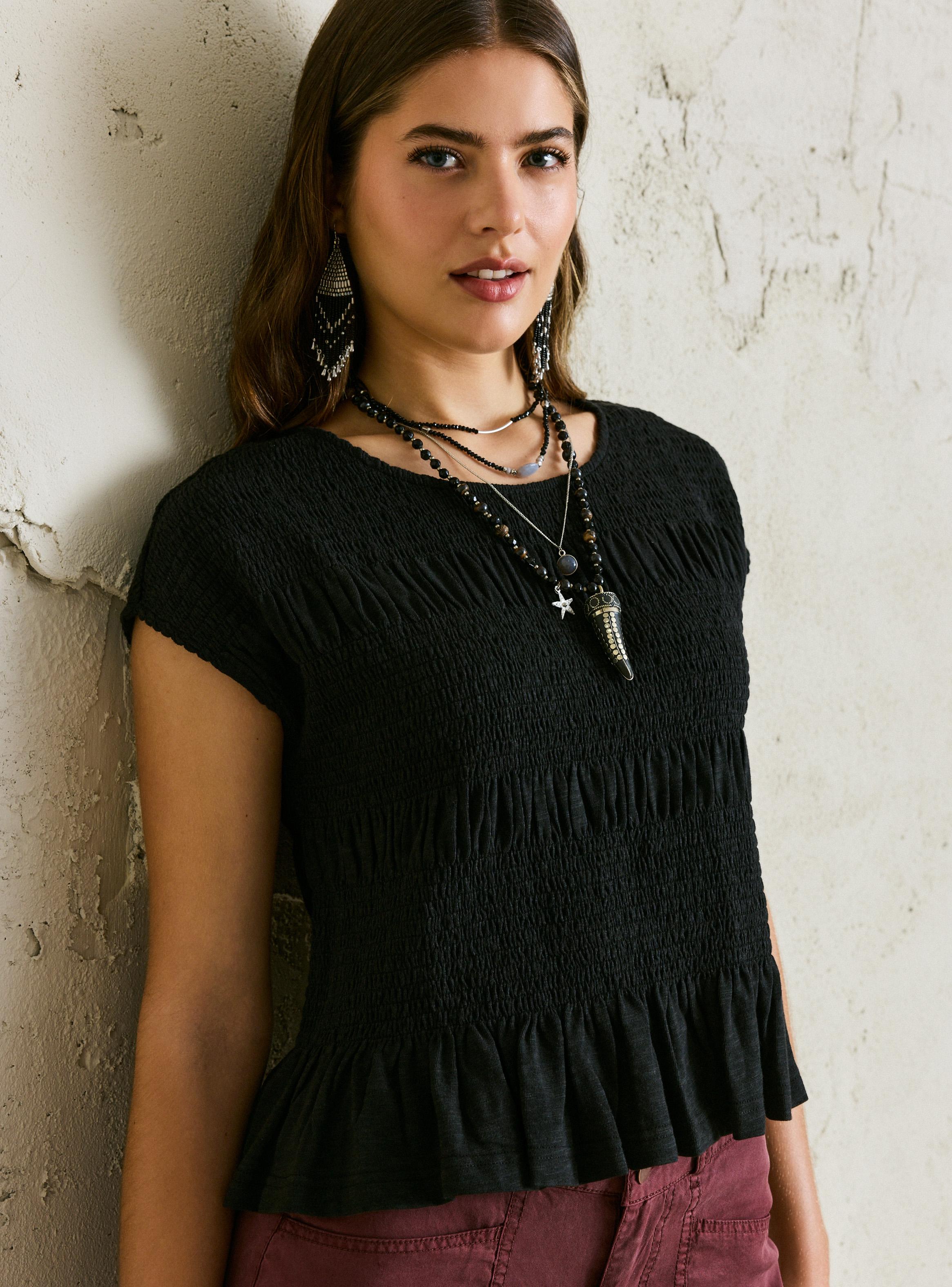 Polera Panal de Abeja-2