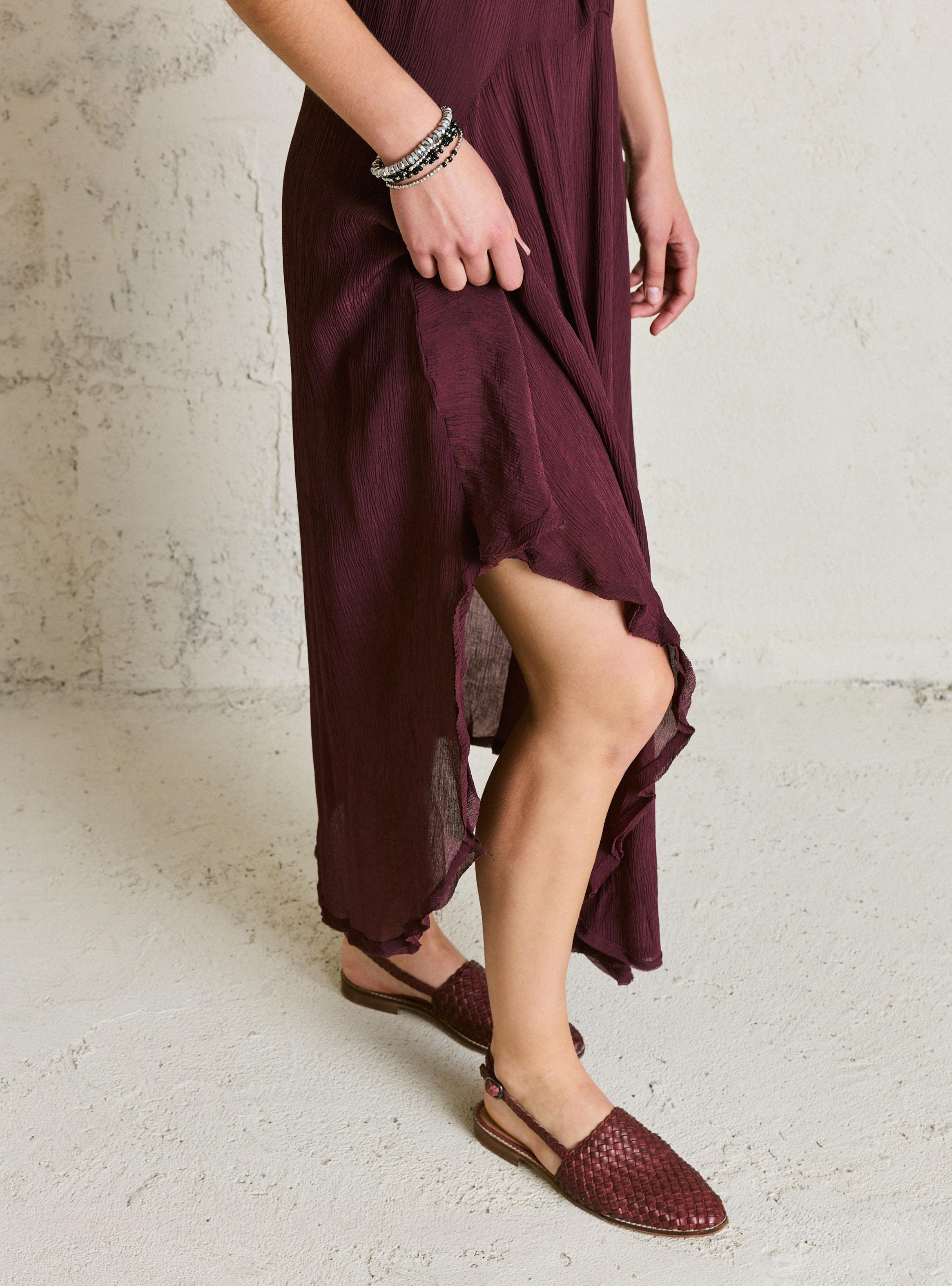 Vestido Nudo Torcido Central Vuelos-2