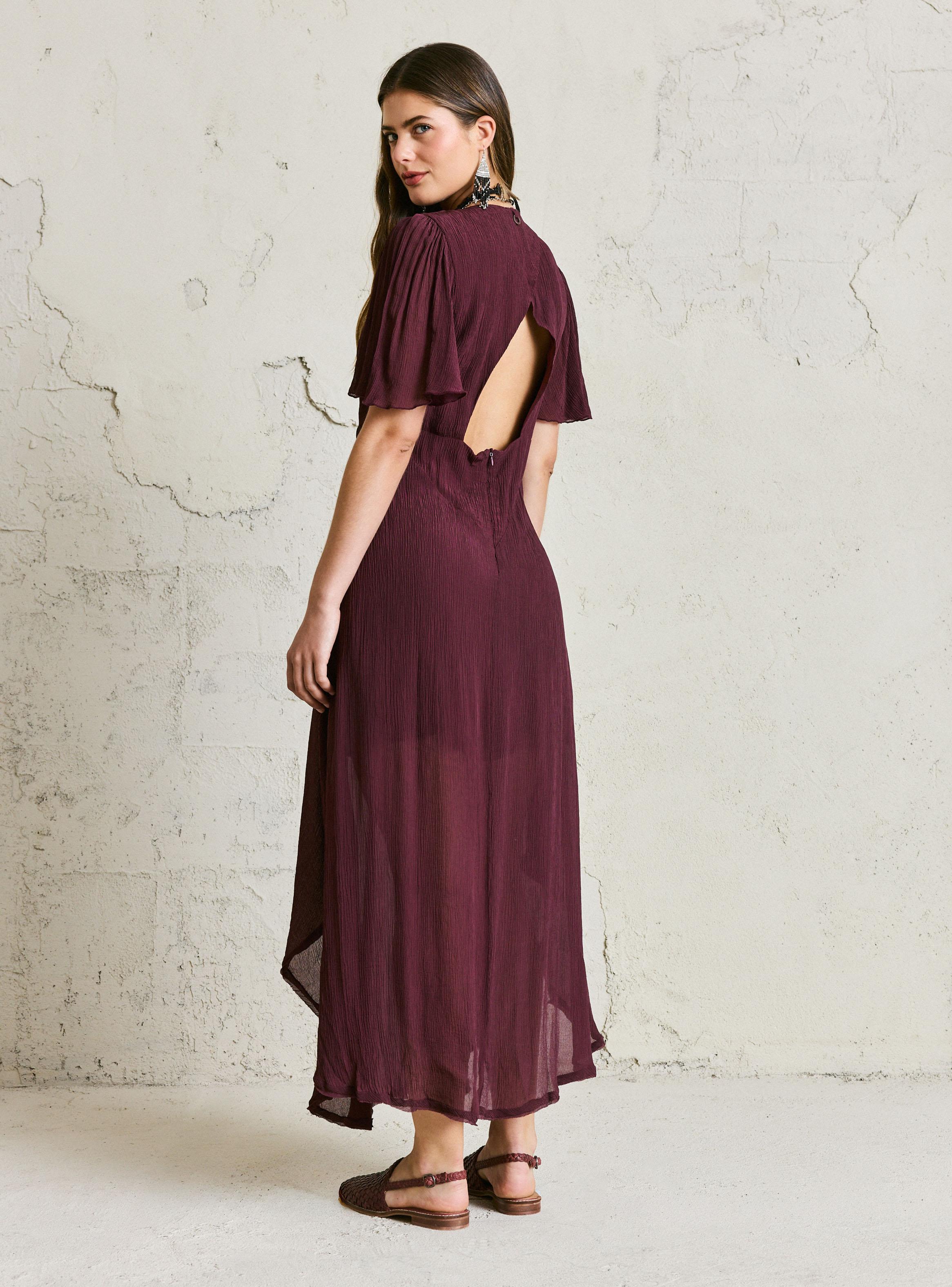 Vestido Nudo Torcido Central Vuelos-5