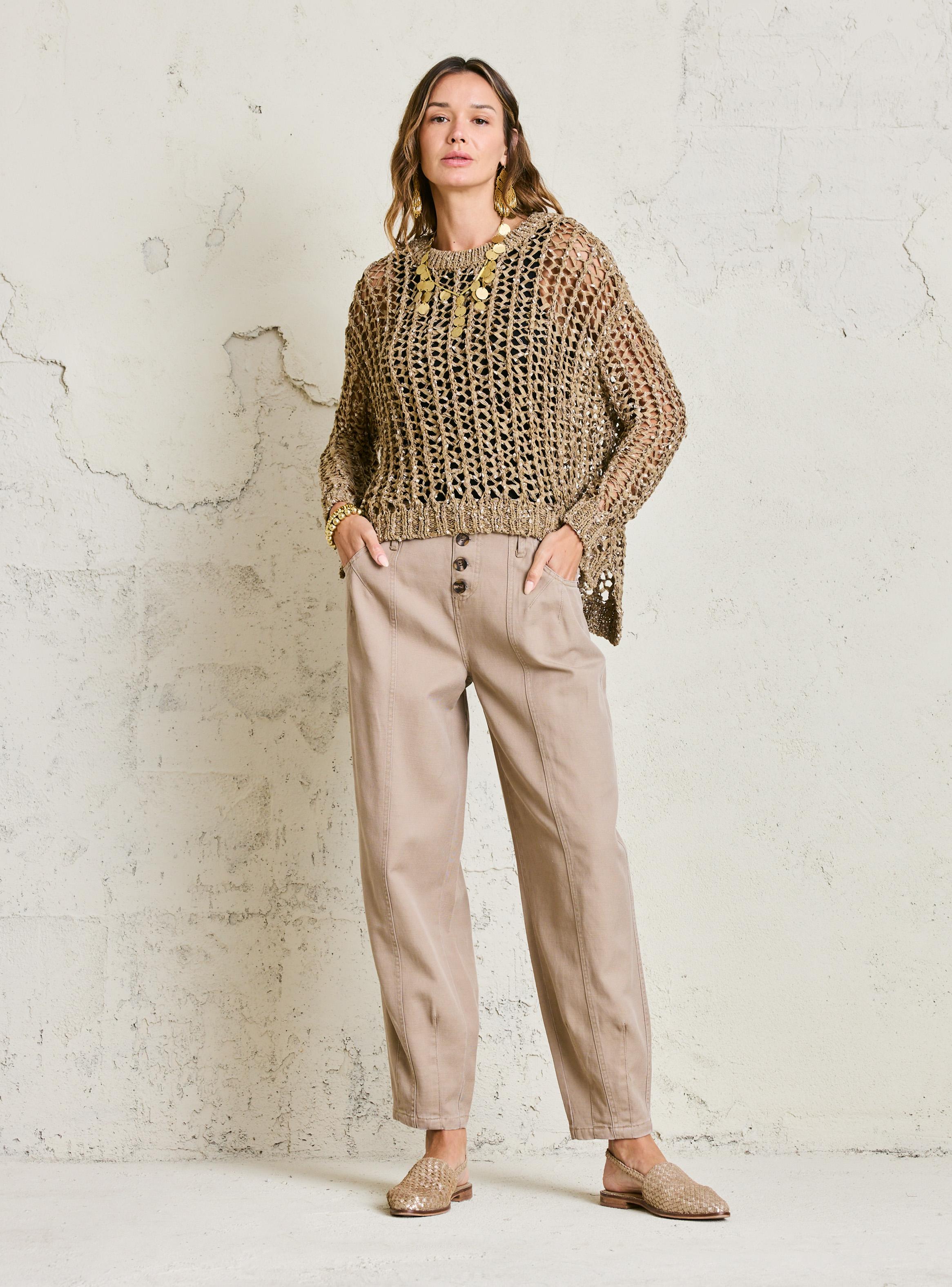 Sweater Puño y Pretina con Ajuste Cómoda-4