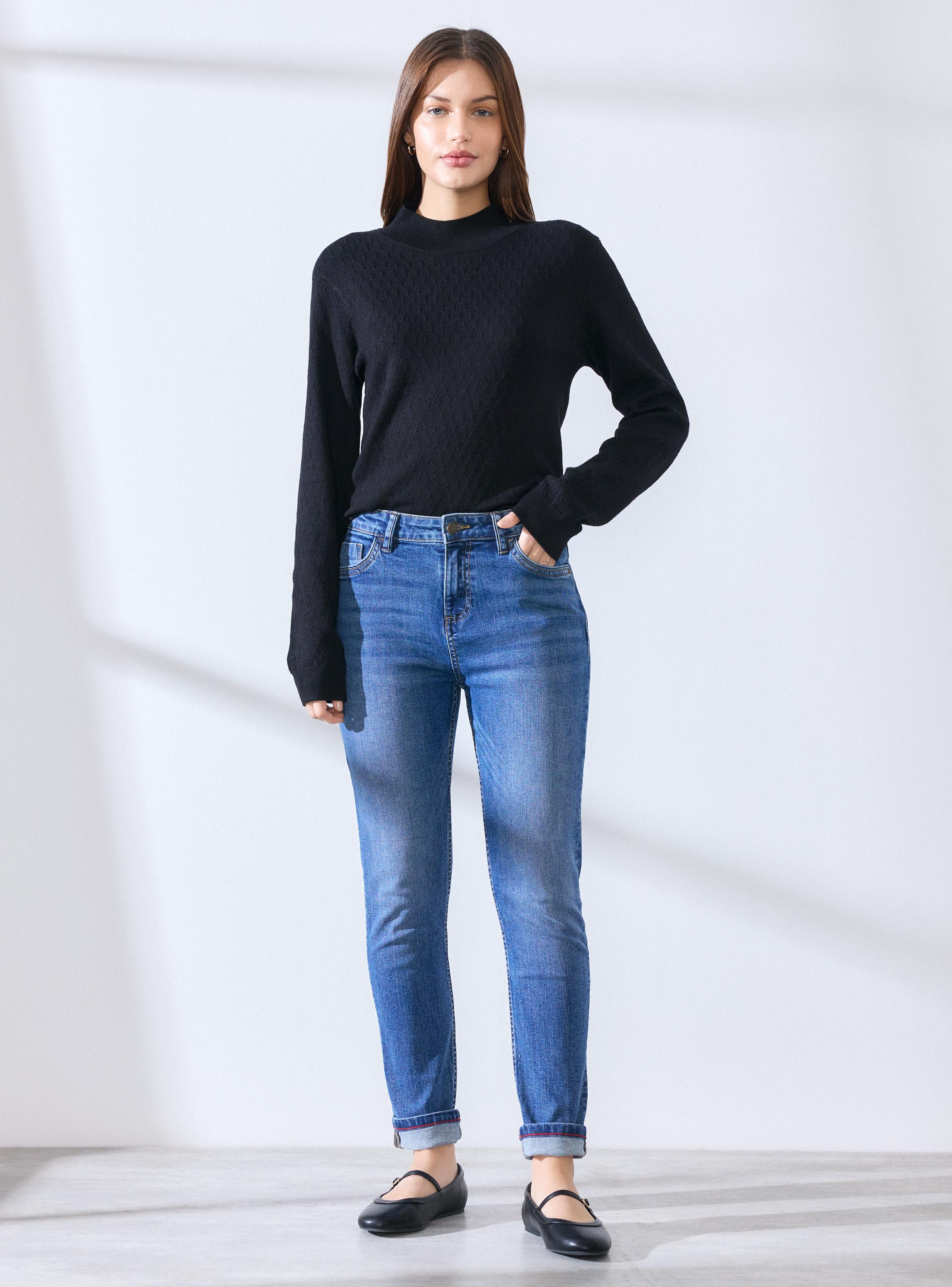 Jeans Bota Ajustada-4