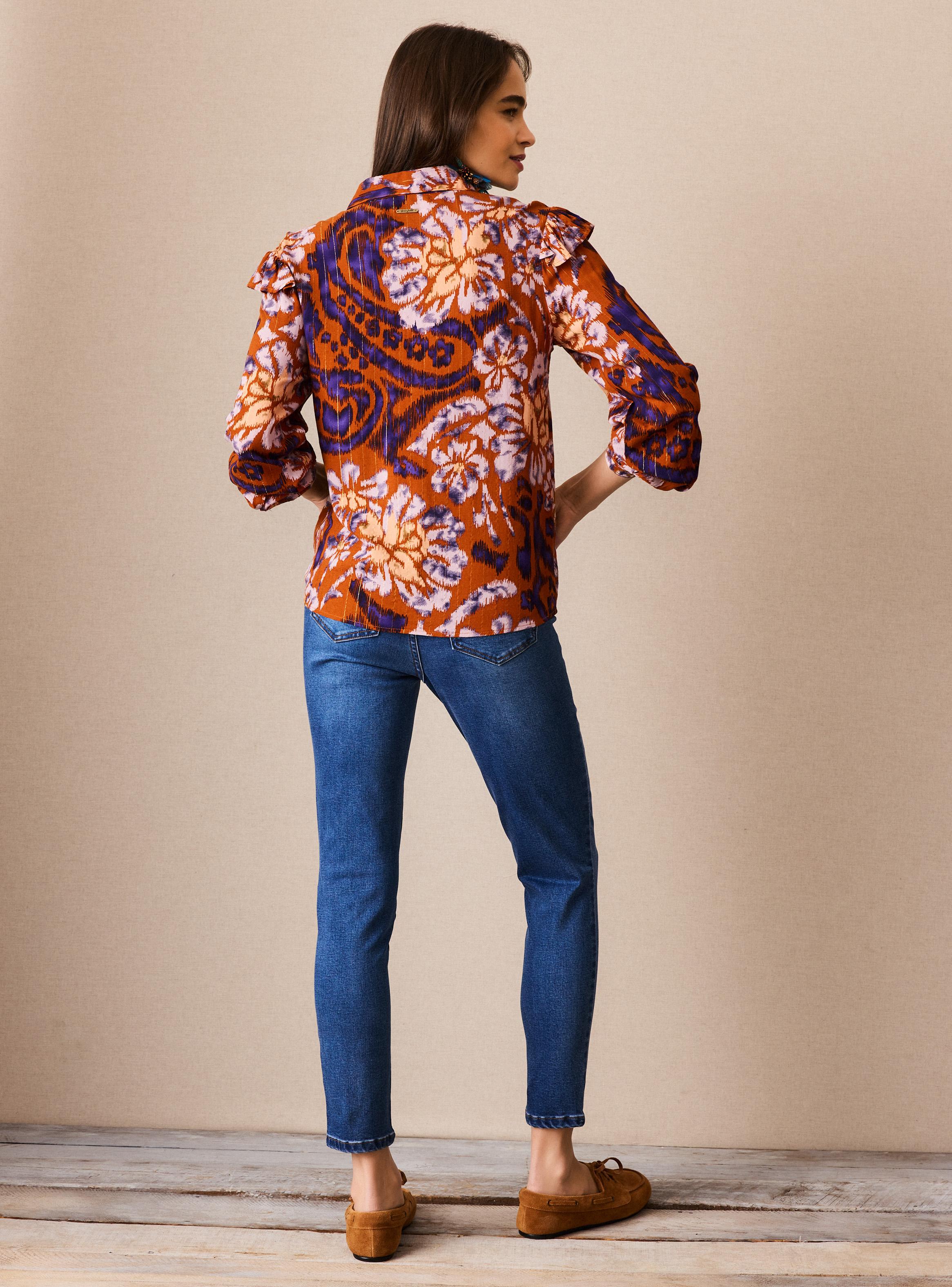 Jeans Skinny Básico Liso-5