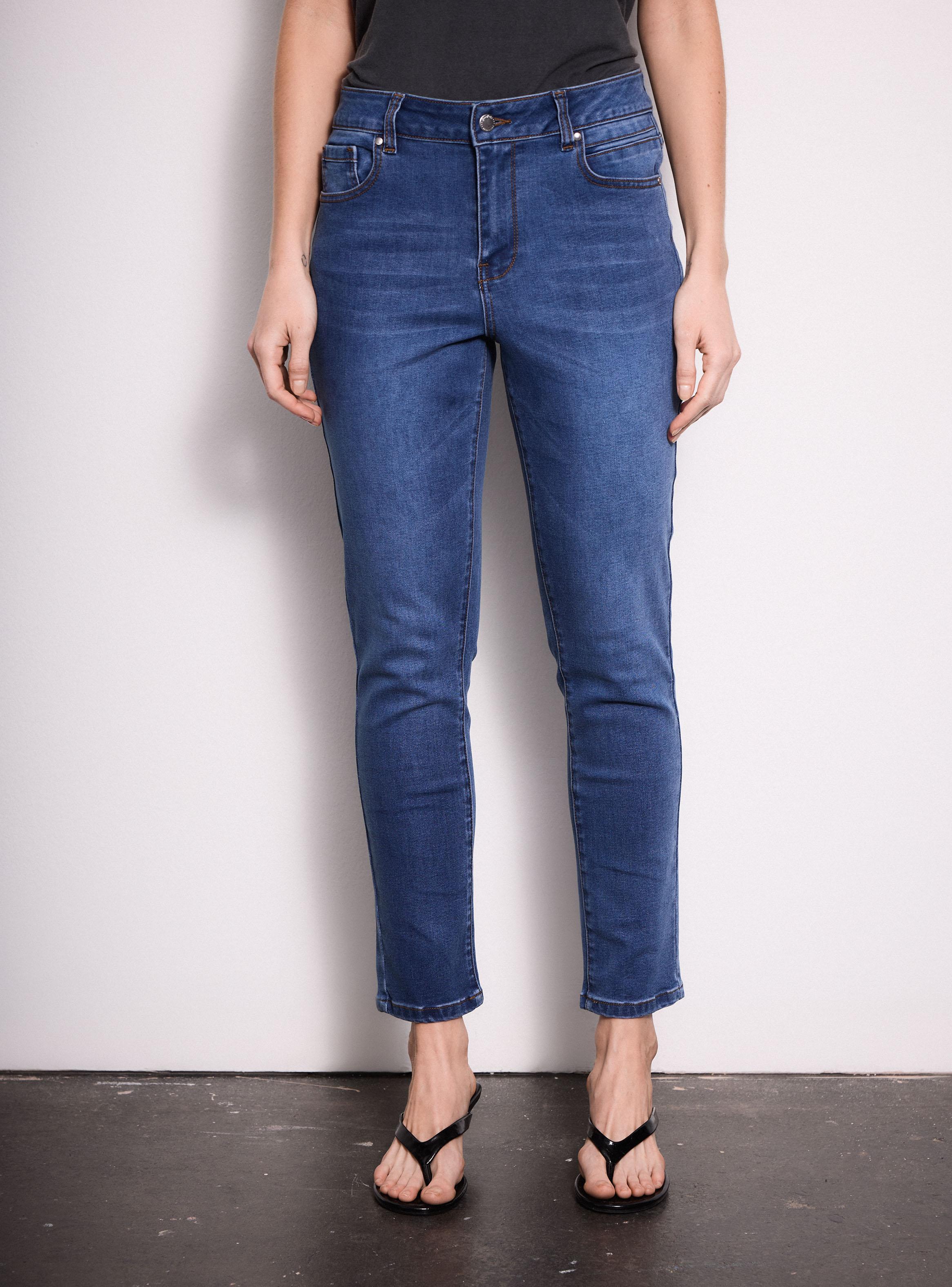 Jeans Skinny Básico Liso-0