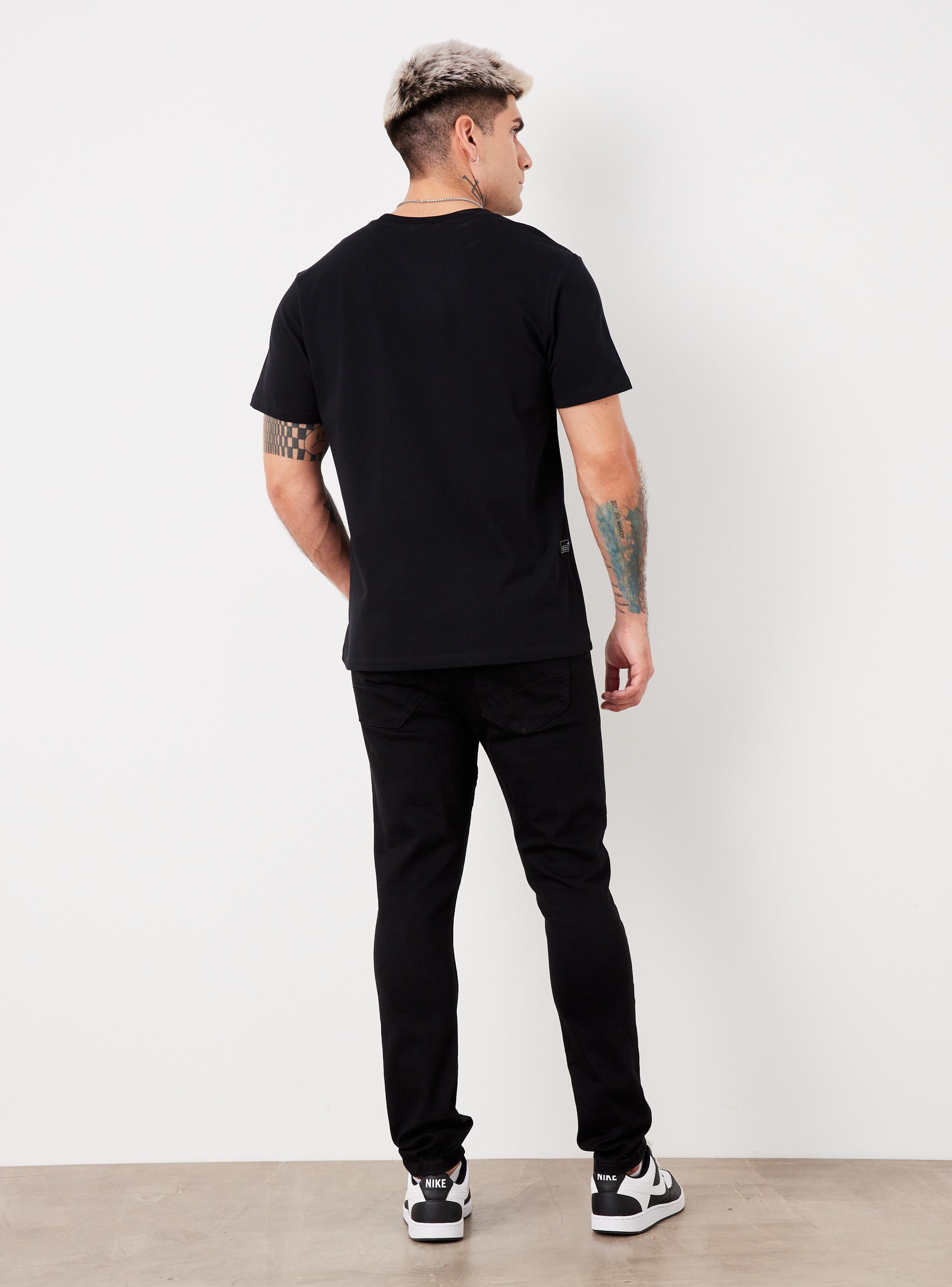 Jeans Básico Dark Skinny Fit-5