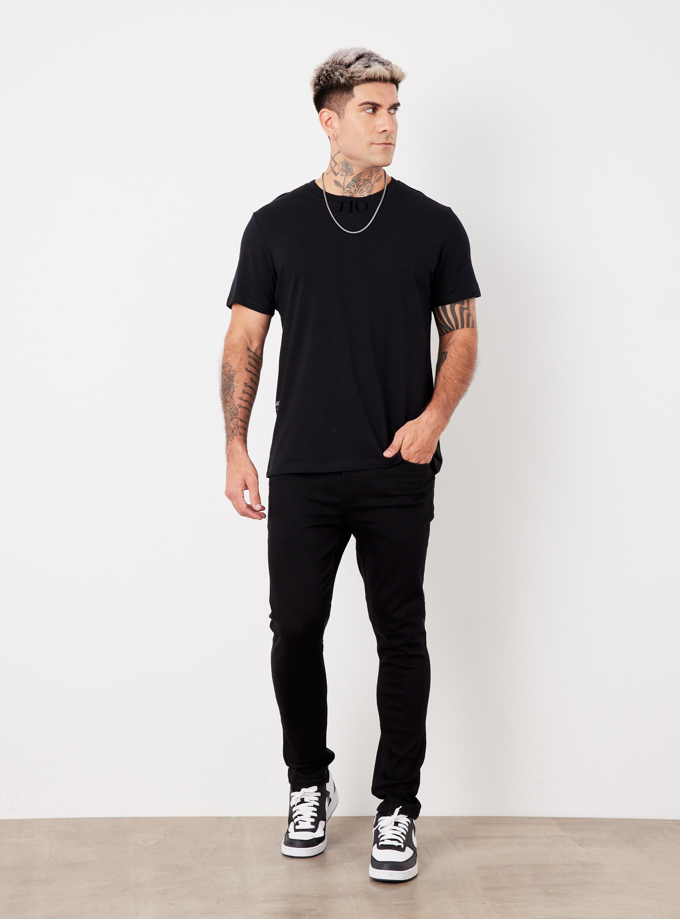 Jeans Básico Dark Skinny Fit-4