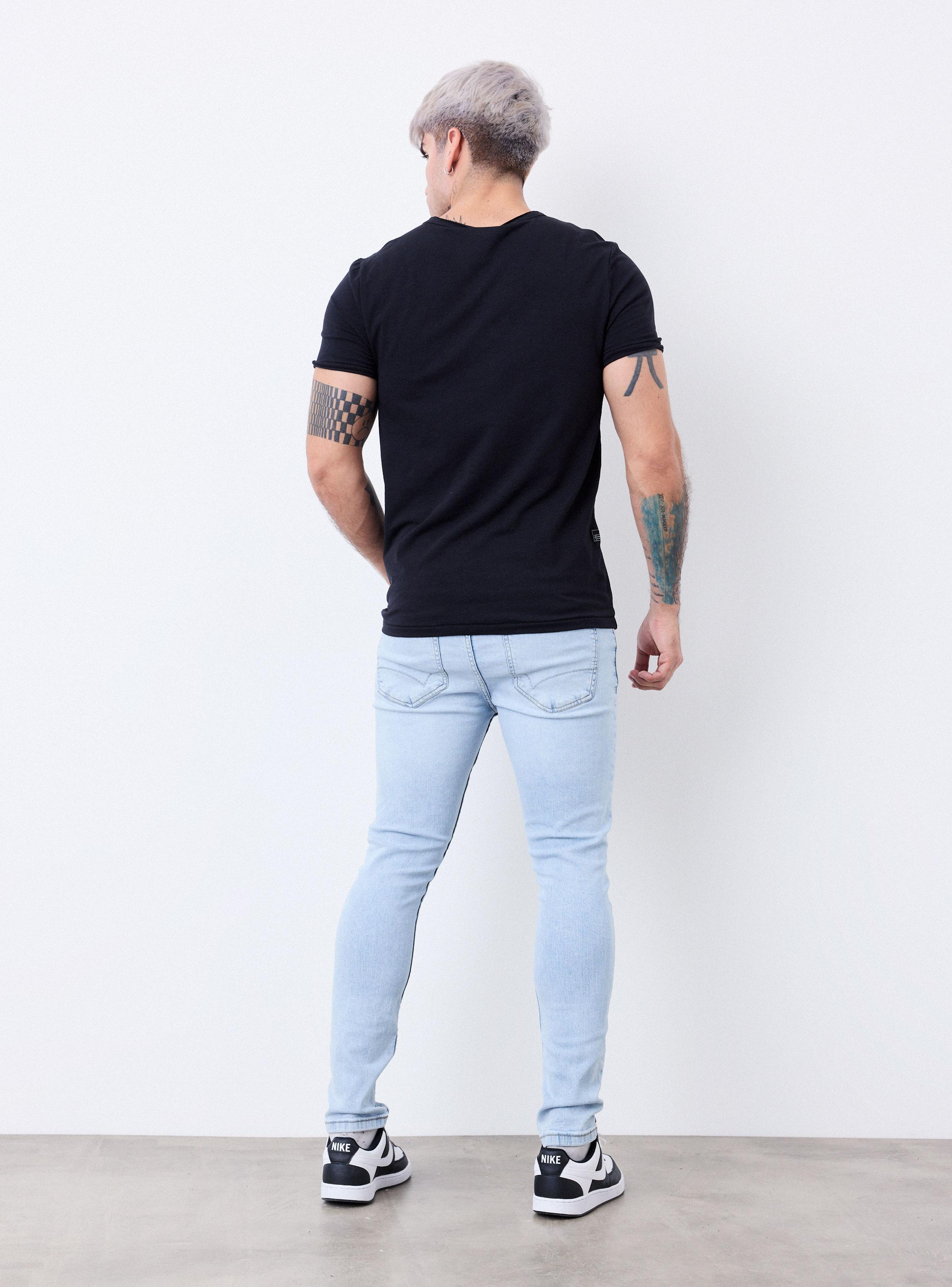Jeans Básico Tono Claro Super Skinny-5