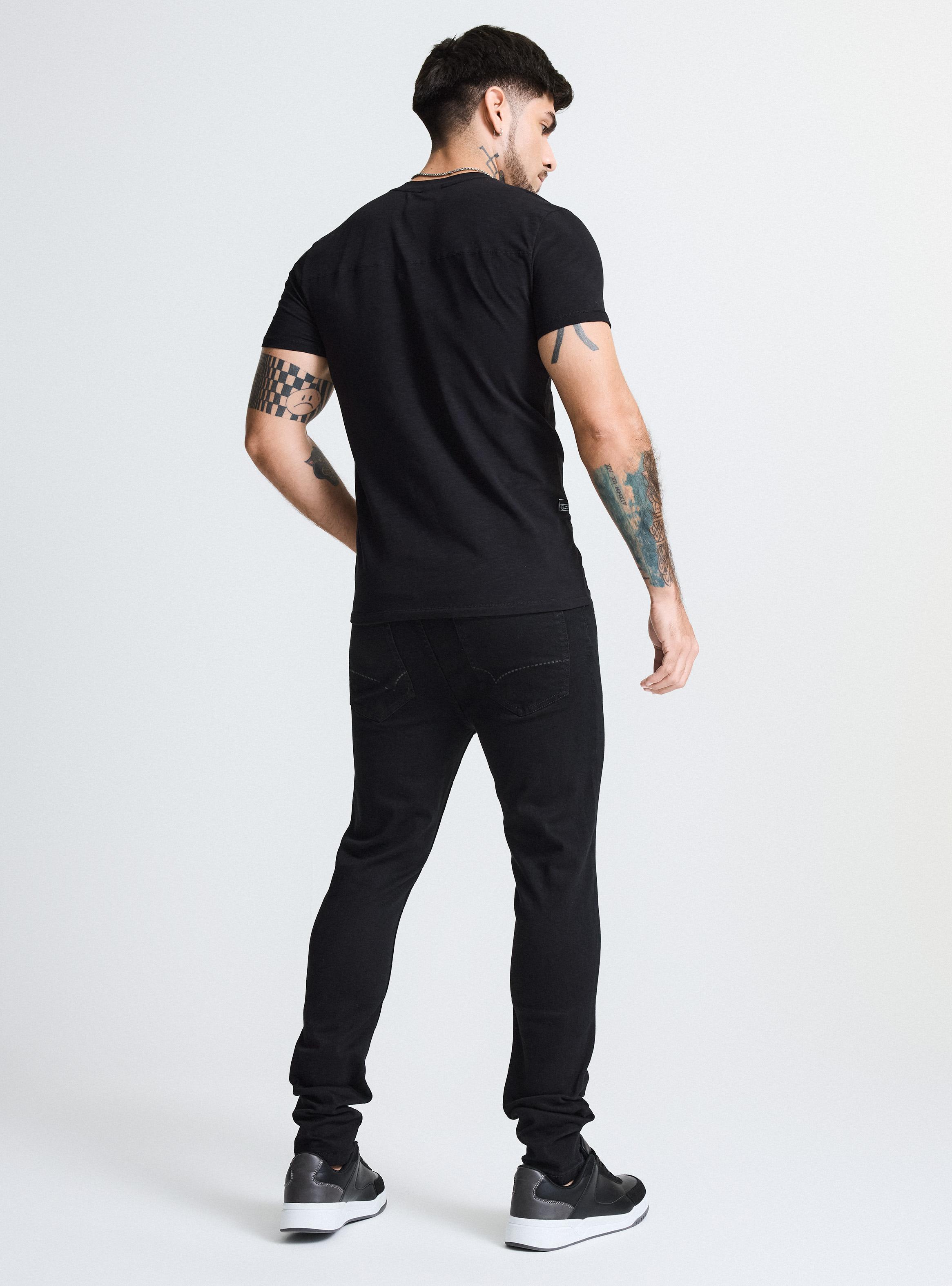 Jeans Super Skinny Fit Dark Básico-5