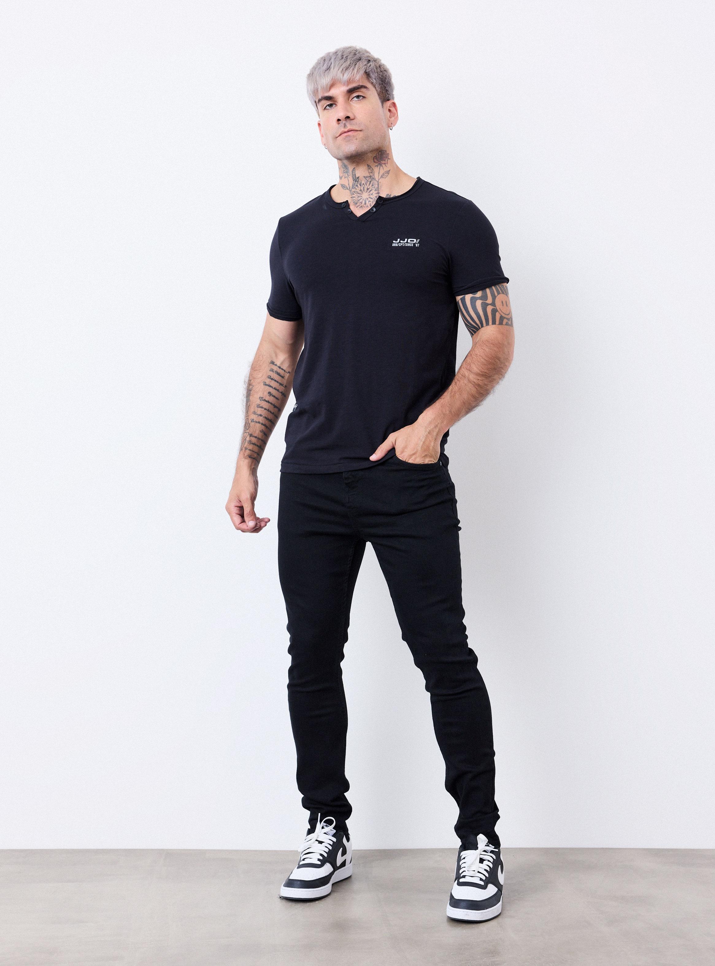 Jeans Básico Dark Super Skinny Fit-4