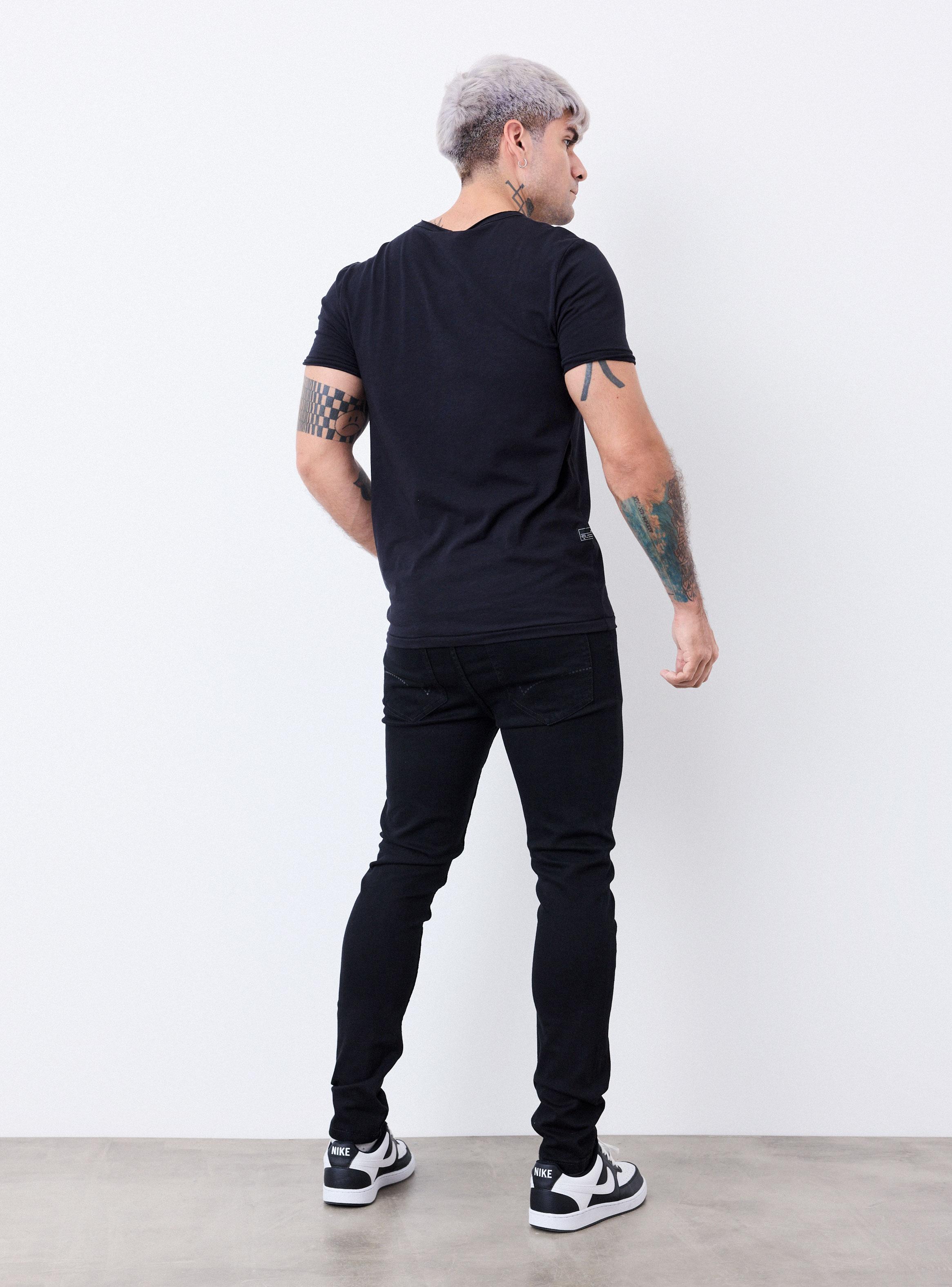Jeans Básico Dark Super Skinny Fit-5