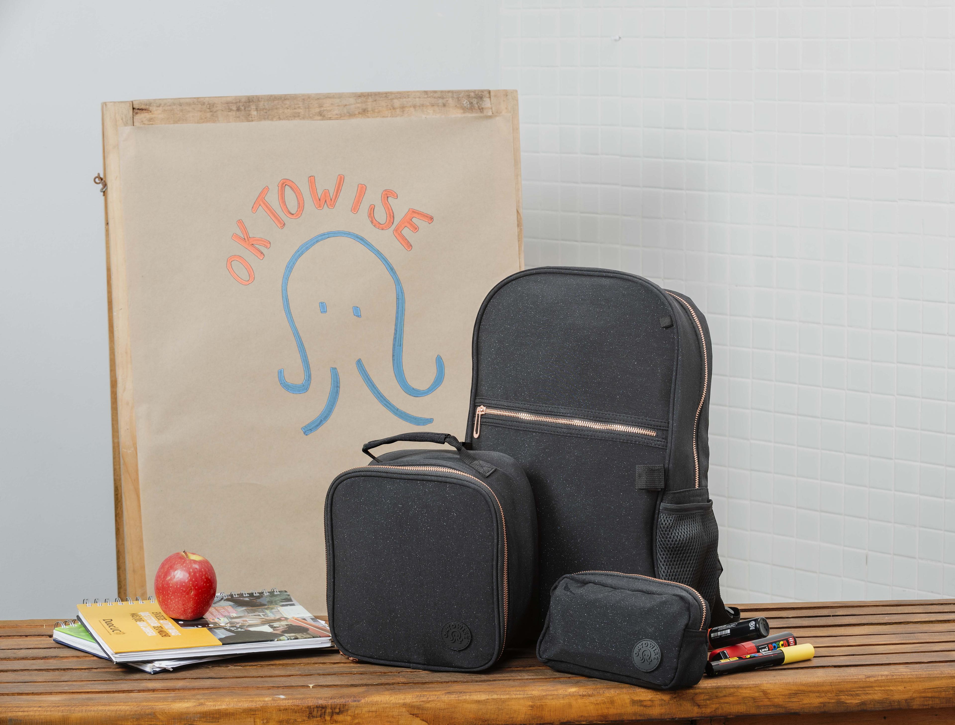 Set Escolar Negro Dream con Cierre Metálico-5