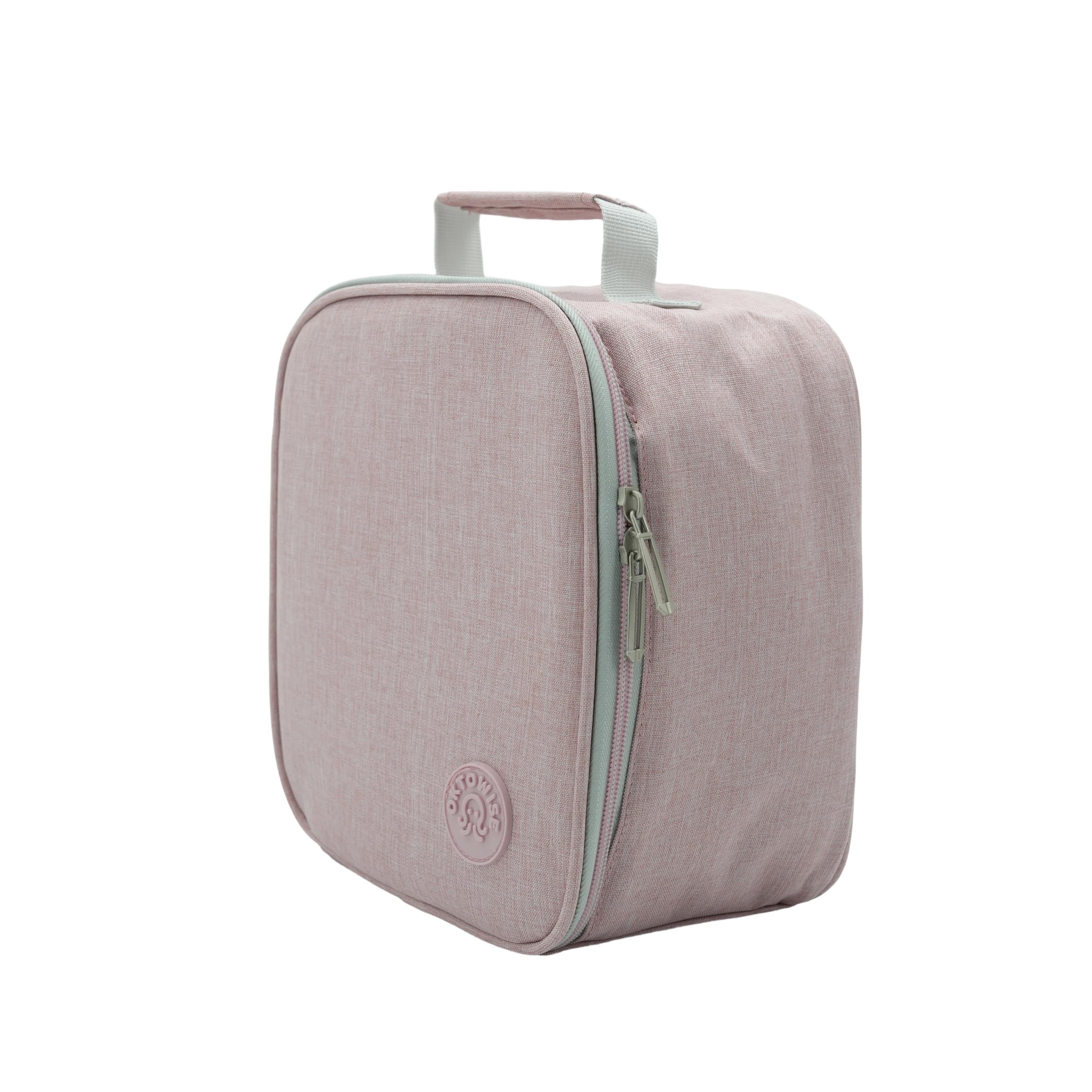 Set Escolar Wheelgo Rosado Melange con Asa-3