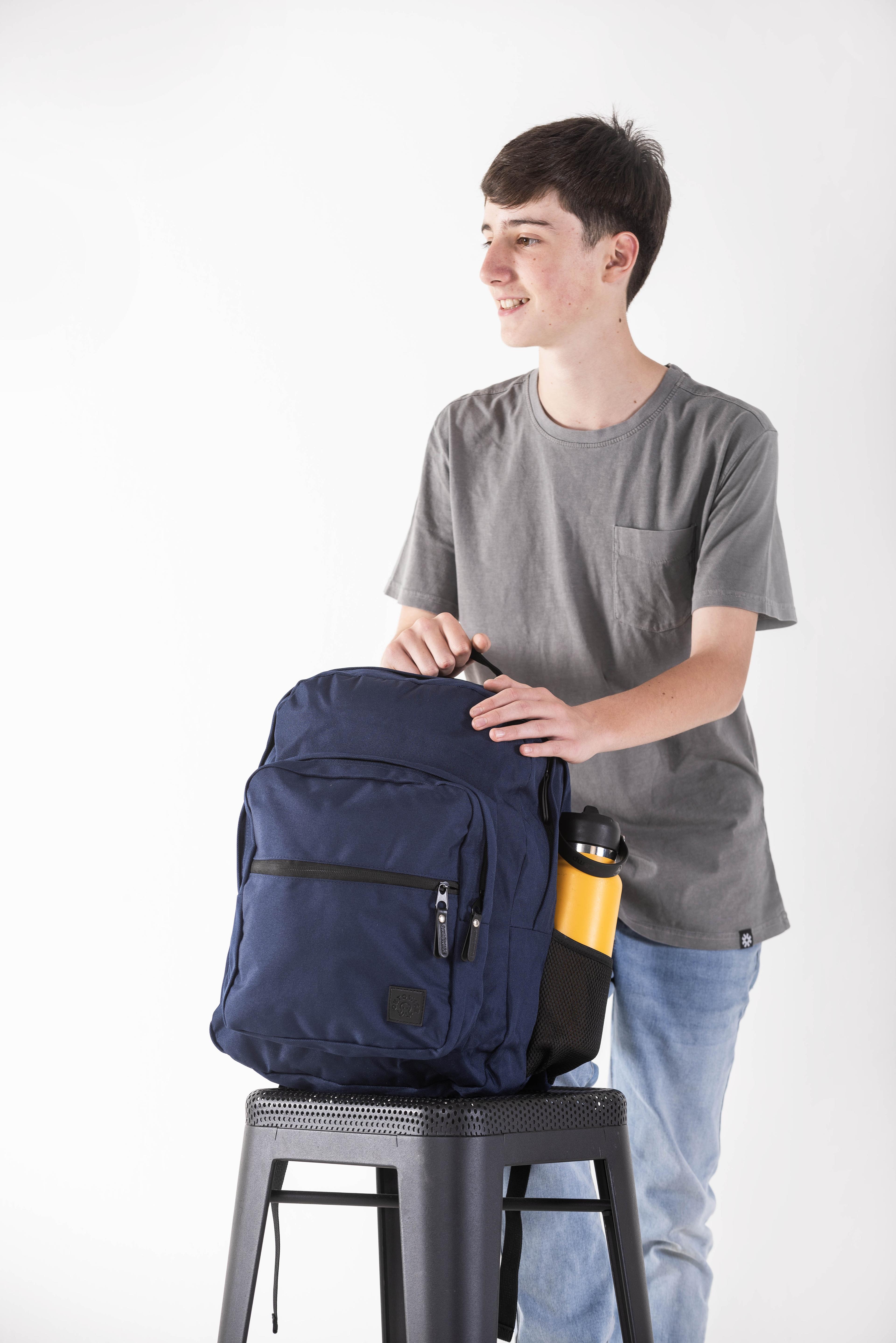 Mochila Full Pocket 2 Compartimentos Navy-2