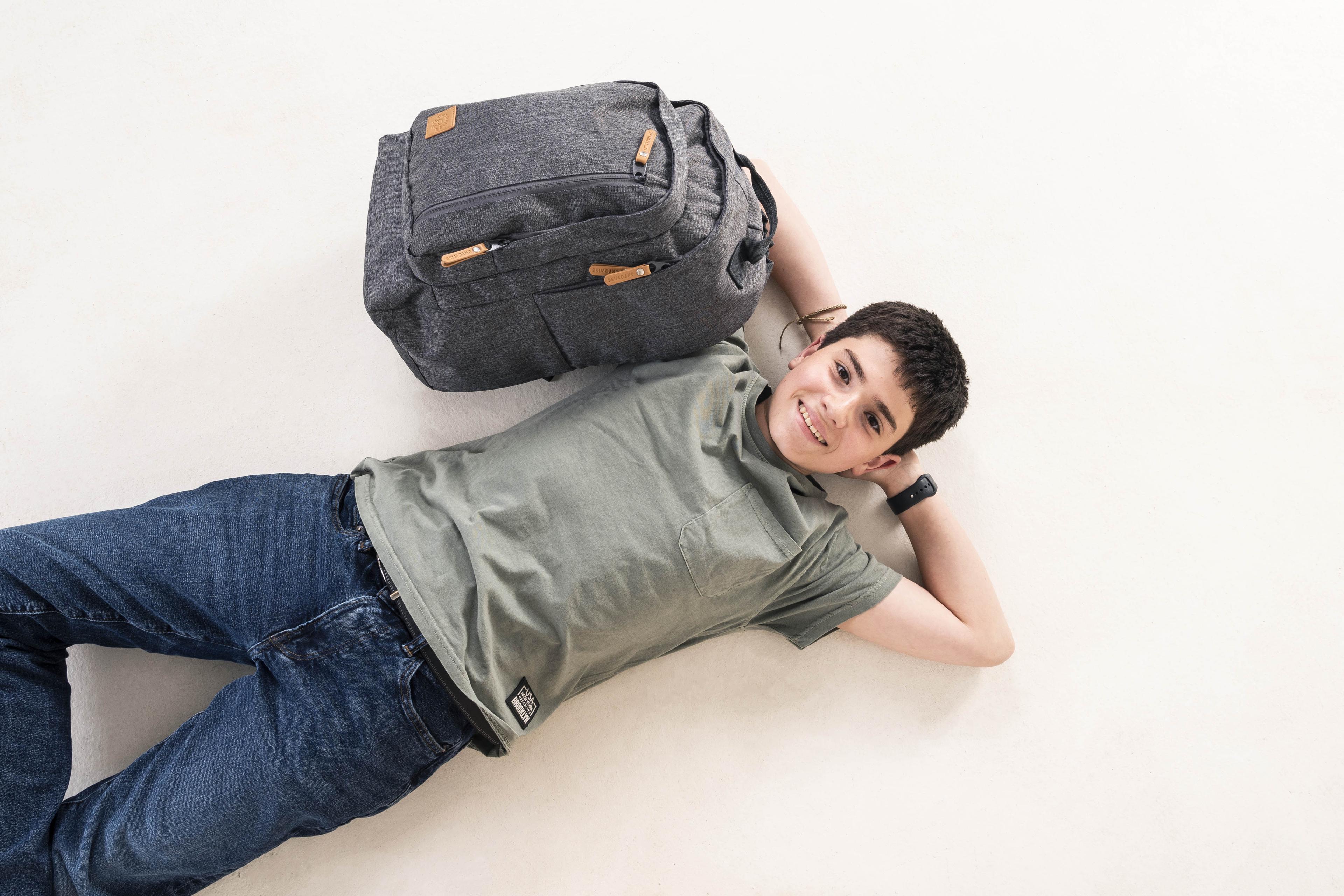 Mochila Oxford Gris-2