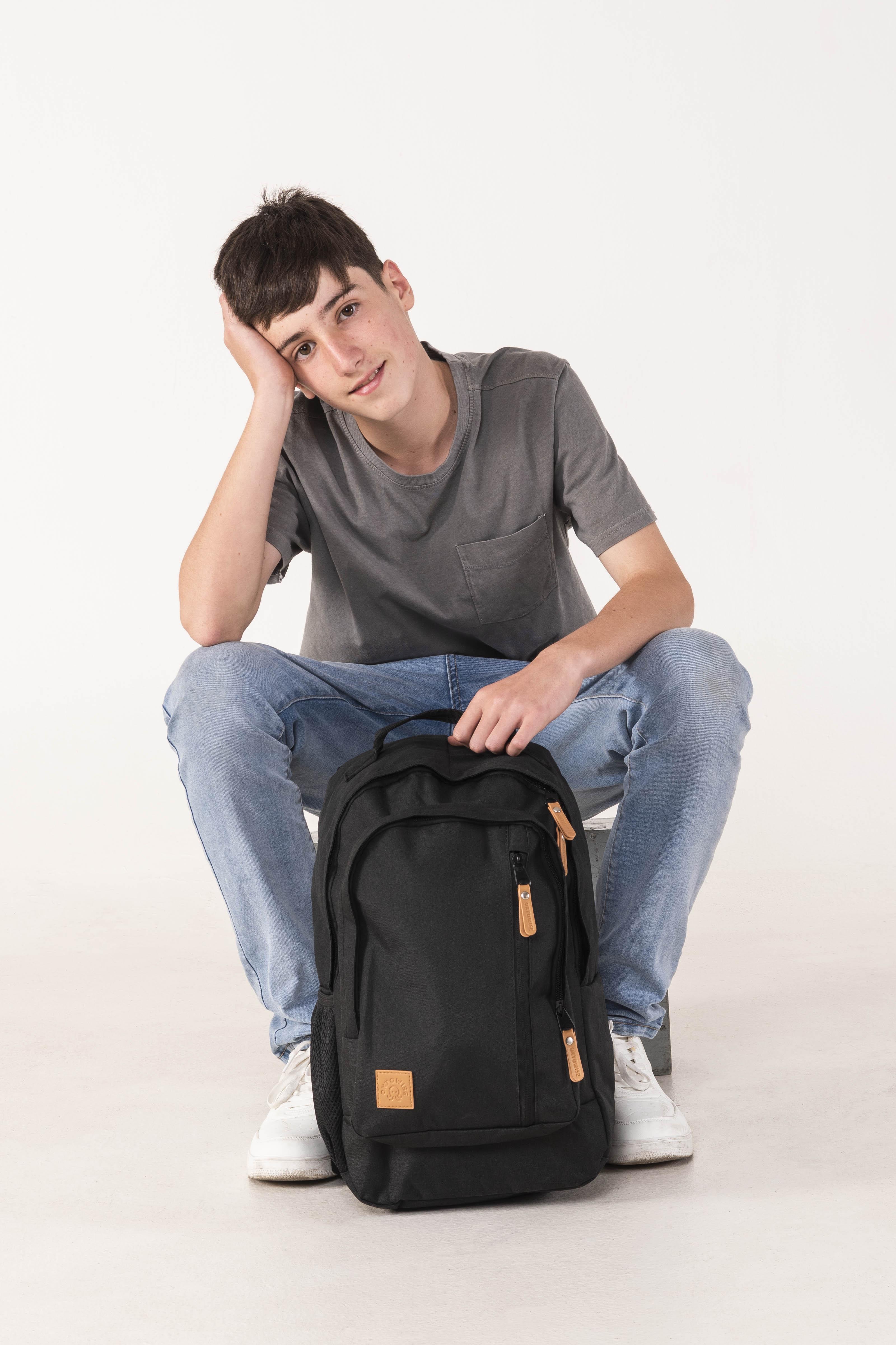 Mochila Oxford Negra-2