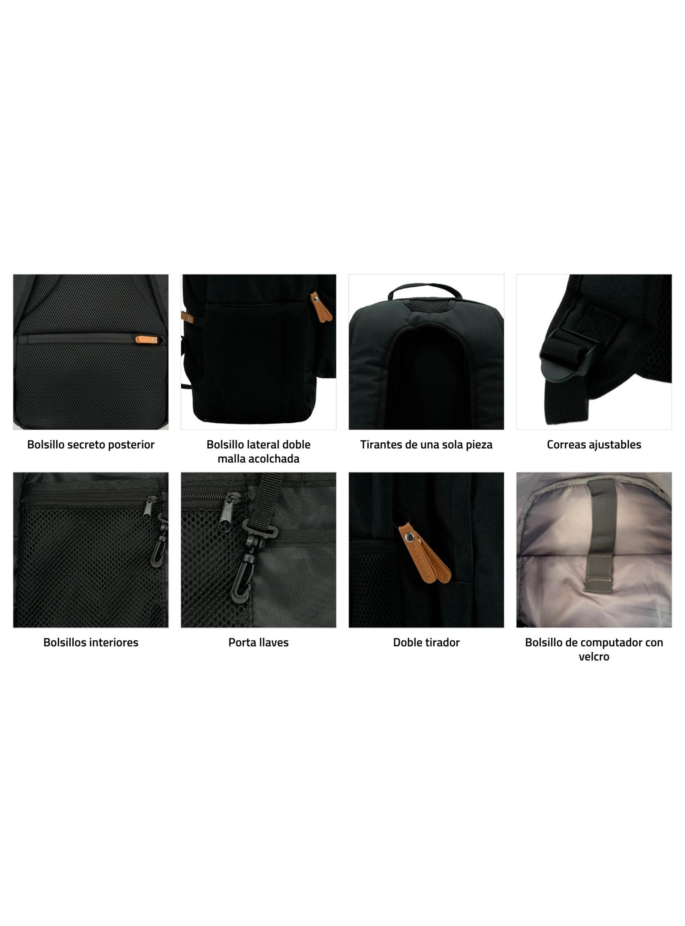 Mochila Oxford Negra-7