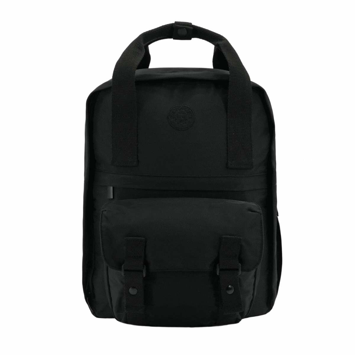 Mochila Praga Doble Asa de Algodón Black-6