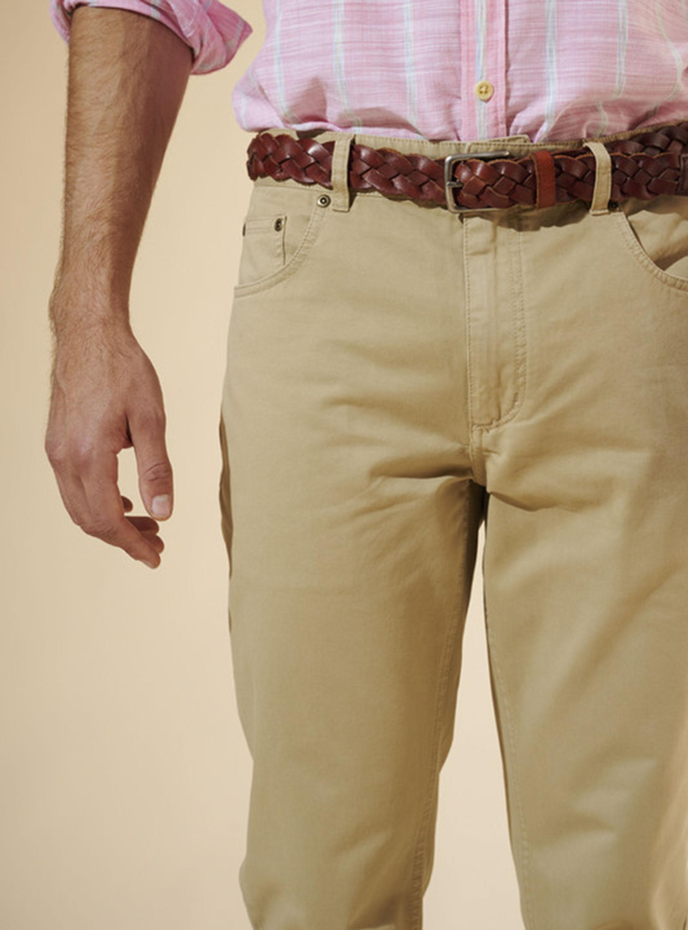 Pantalón 5 Bolsillos Corte Recto-2