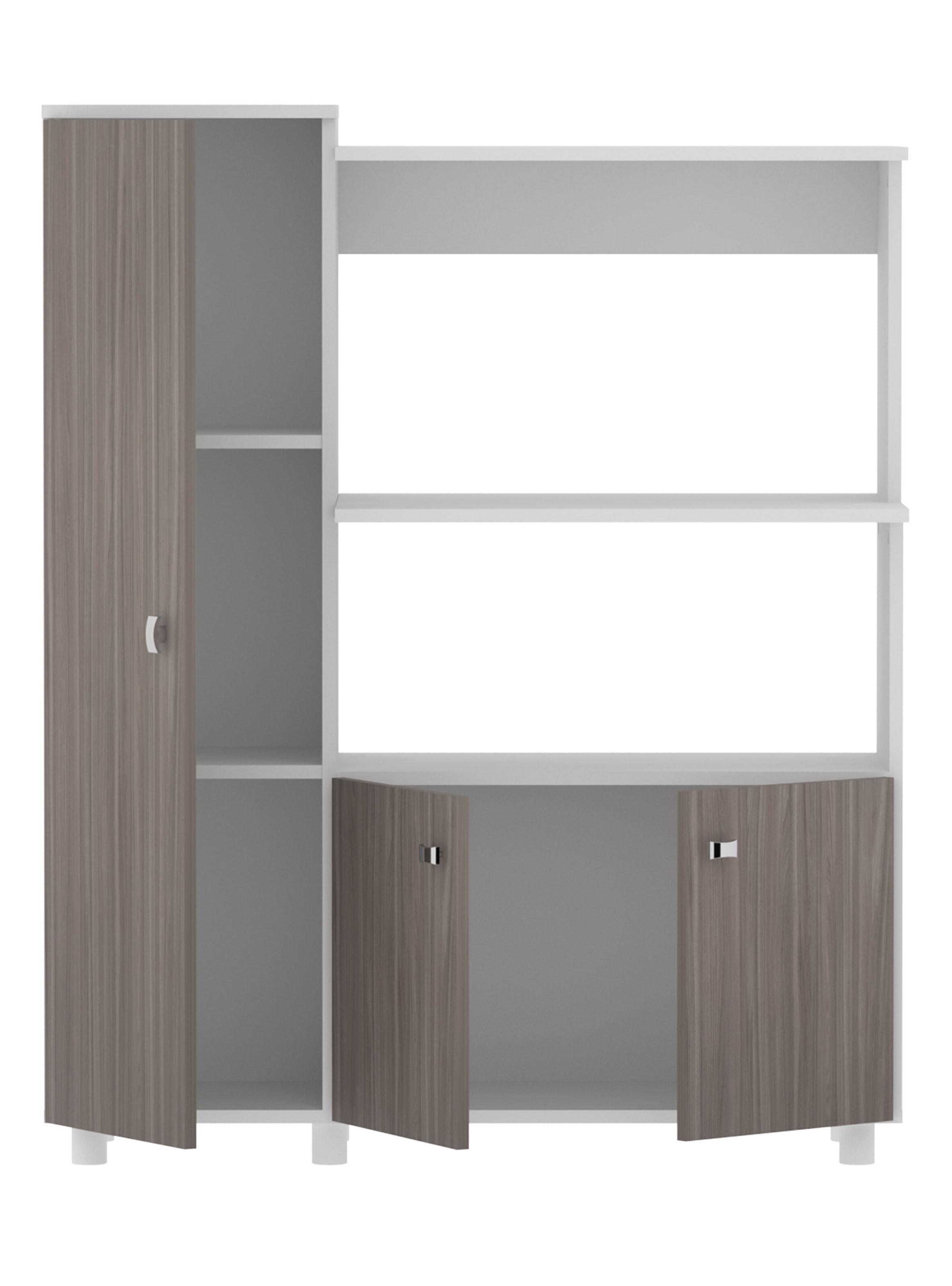 Organizador Cocina 3 Puertas Blanco Carvalho-3