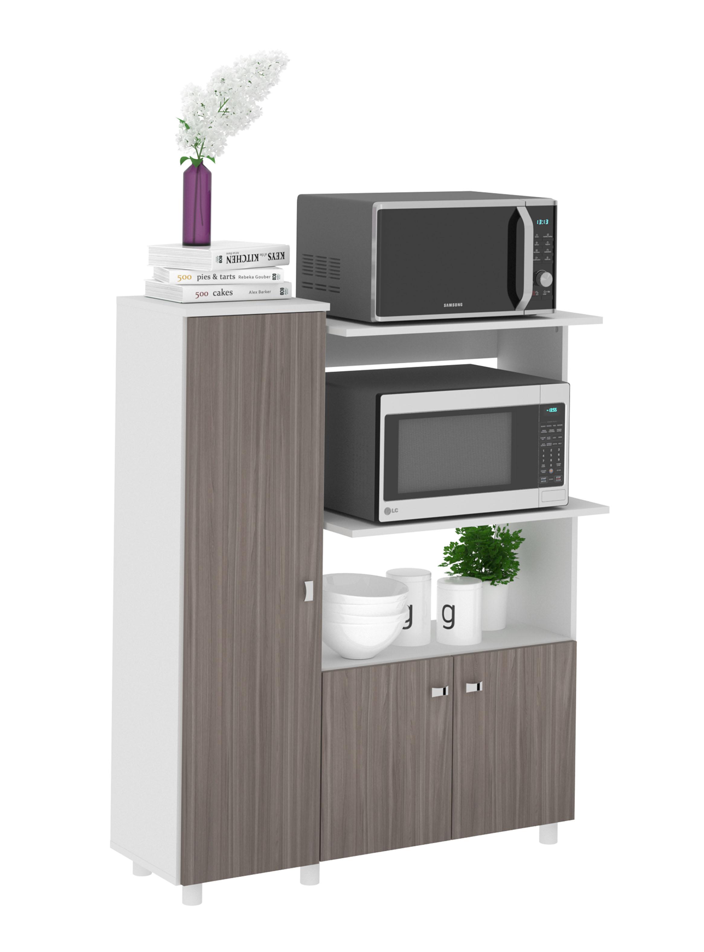 Organizador Cocina 3 Puertas Blanco Carvalho-4