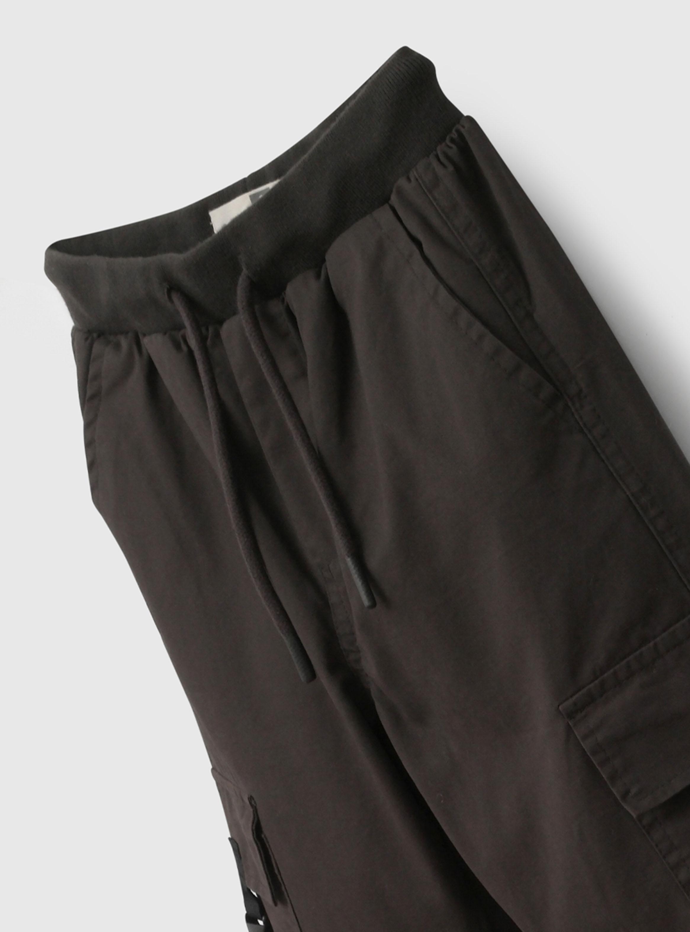 Pantalón Cargo con Broches en Bolsillos-2