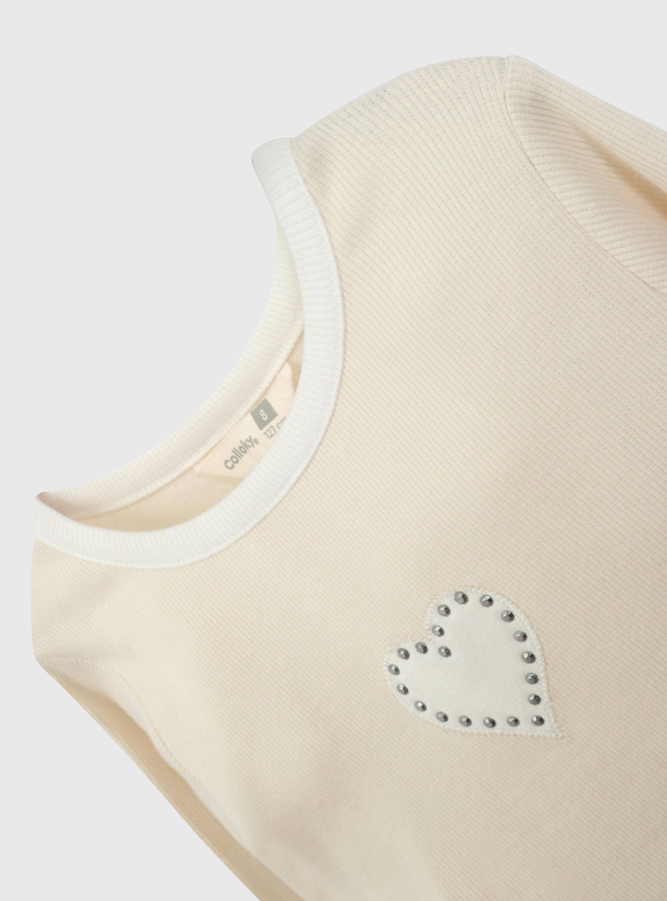 Polera Manga Larga con Aplicación Corazón-2