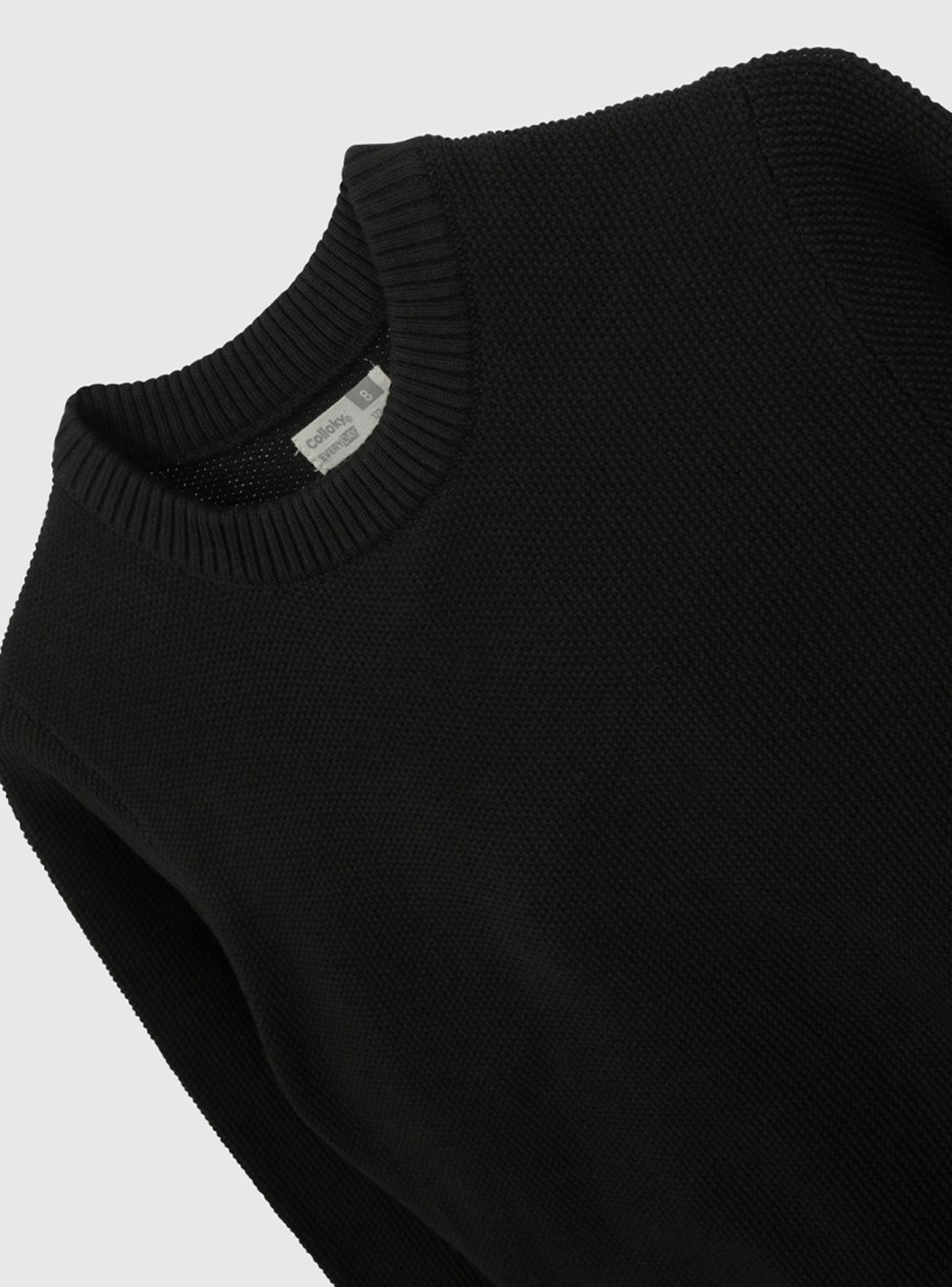 Sweater Básico Cuello Redondo Niño-2