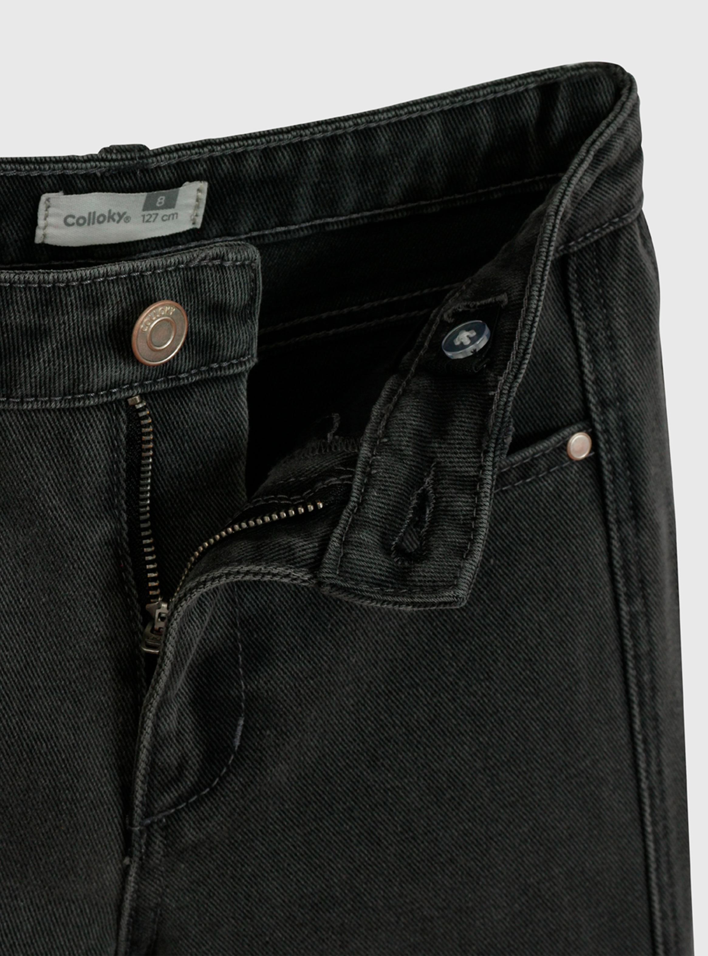 Jeans Flare Fit con Tiro Alto Niña-2