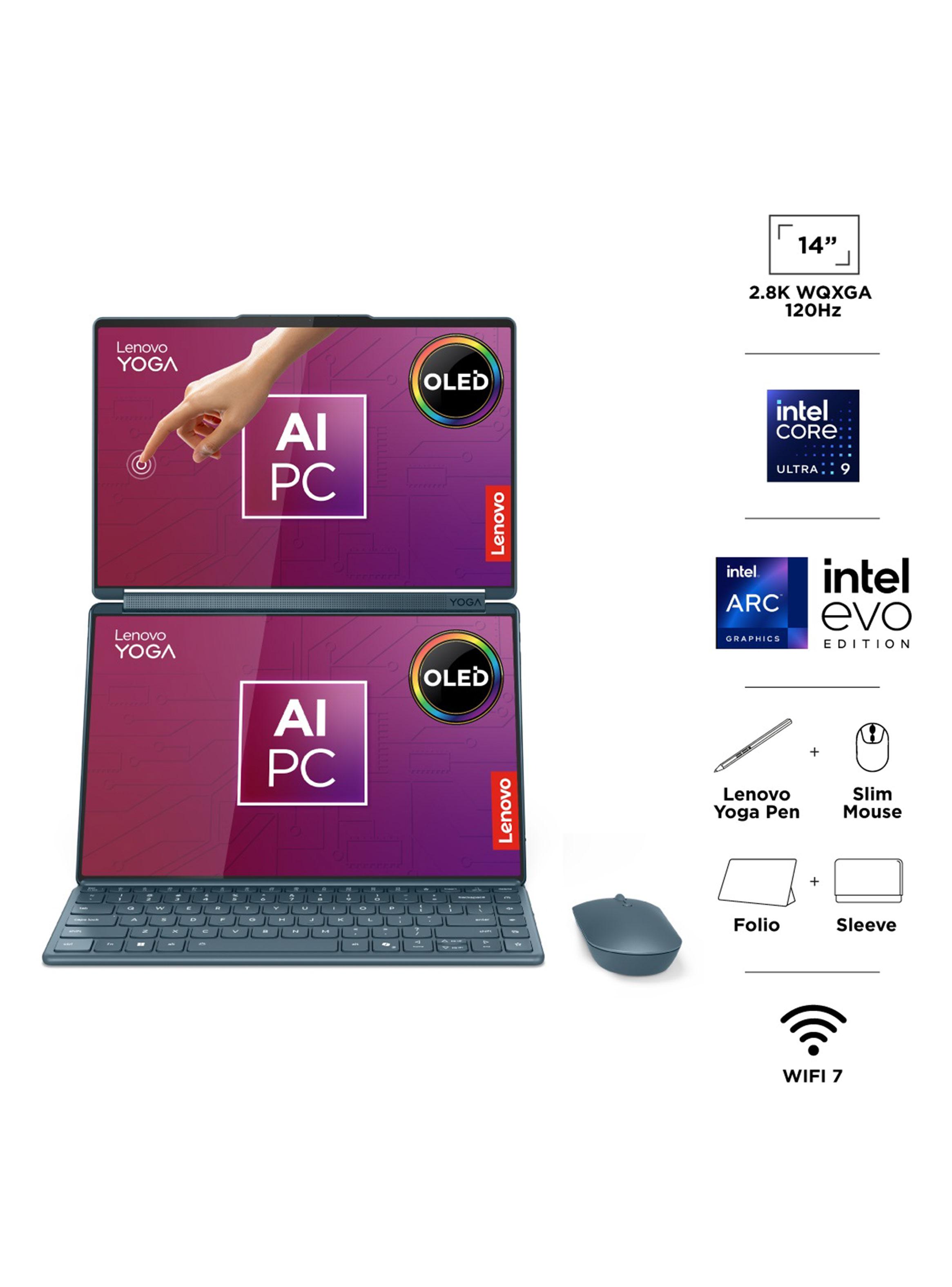 Notebook Yoga Intel Core Ultra 9 285H 32GB RAM 1TB SSD 14' OLED 120Hz Touch-2