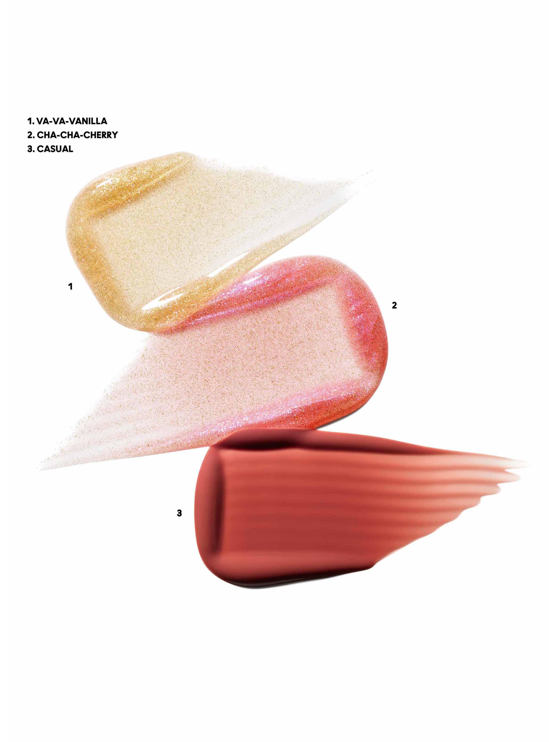 Set de Maquillaje de Labios MAC Gloss Enthusiast Lipglass Air Trio-2