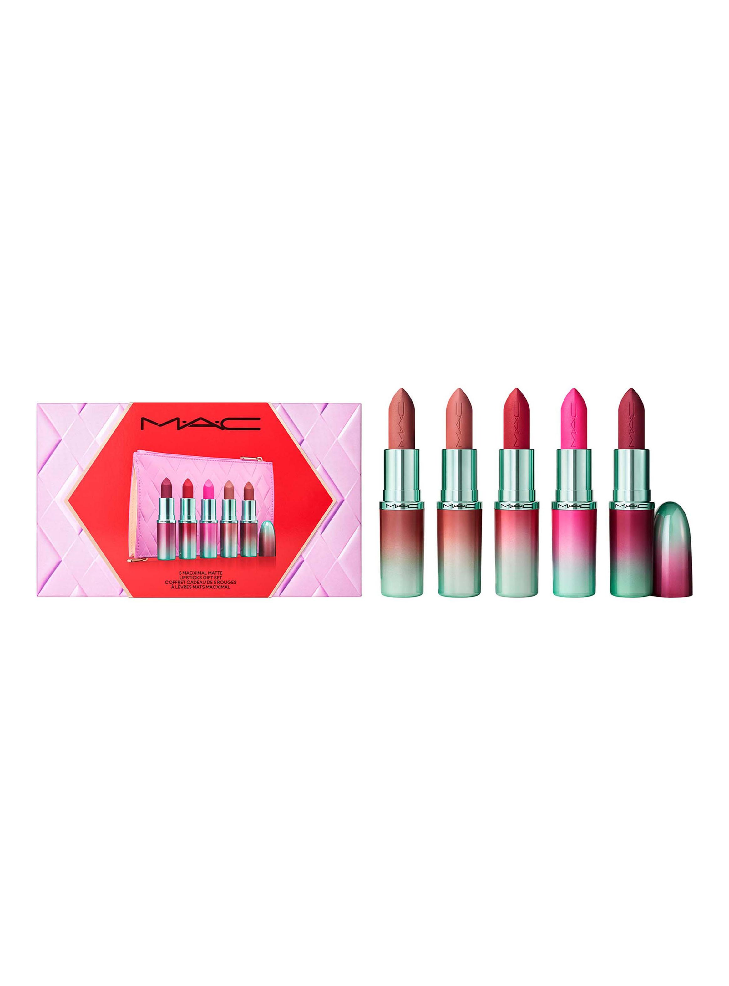 Set de Maquillaje de Labios MAC Less Is Bore Lip Kit x 5-2