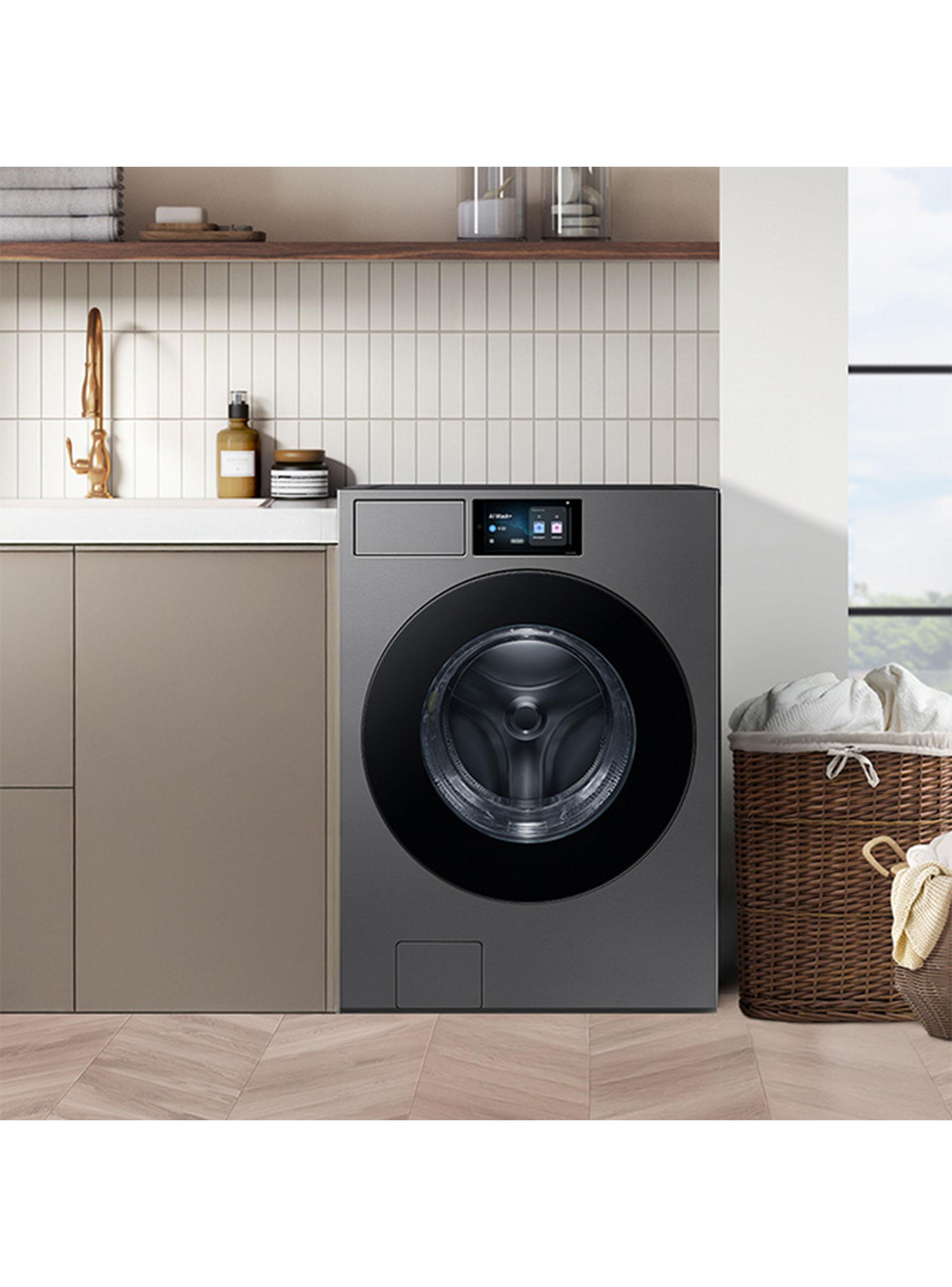Lavadora Carga Frontal 25 Kg Bespoke WF90F25ADSZS con IA-9