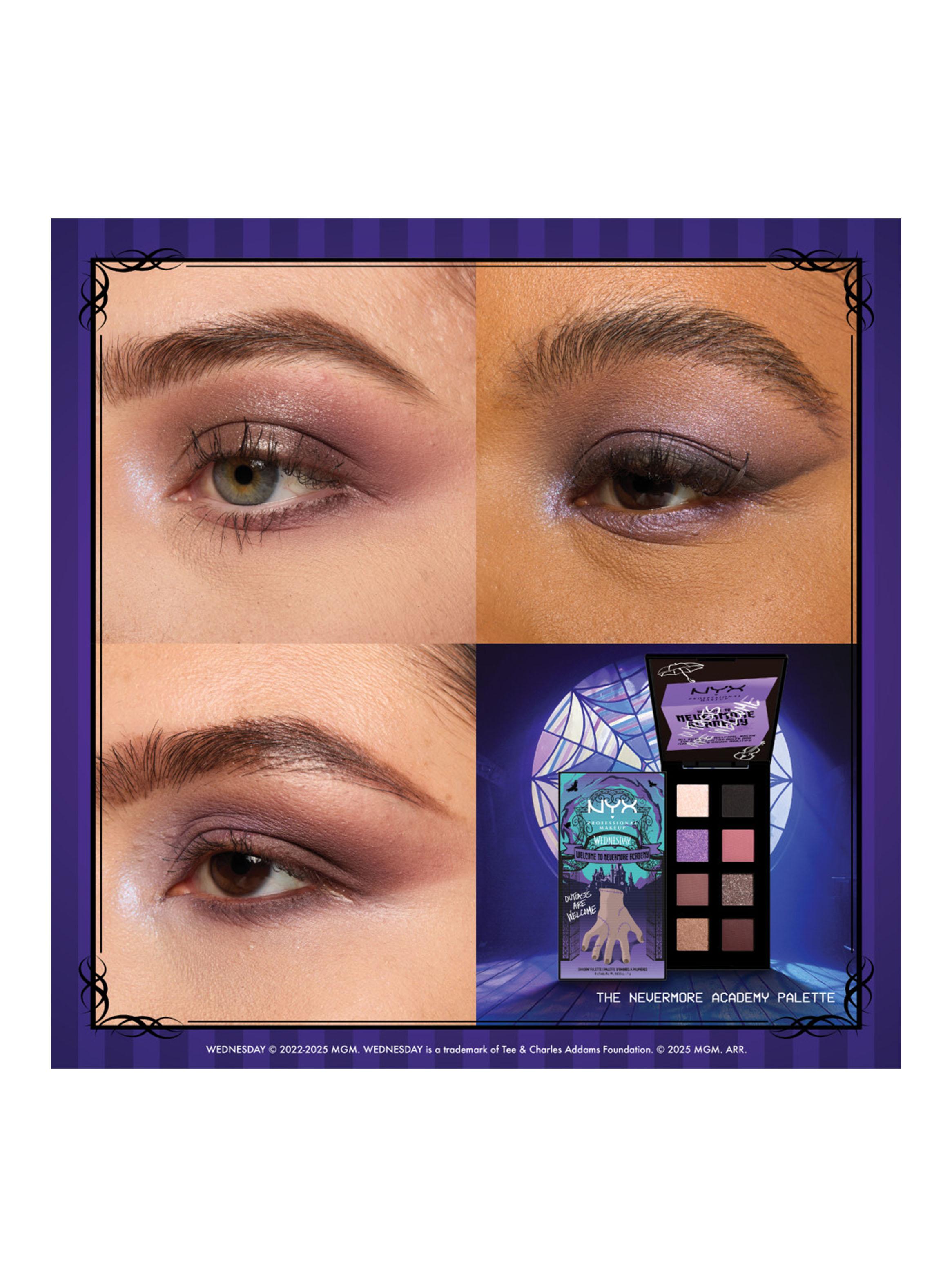 Paleta de Sombras The Nevermore Academy Merlina-5