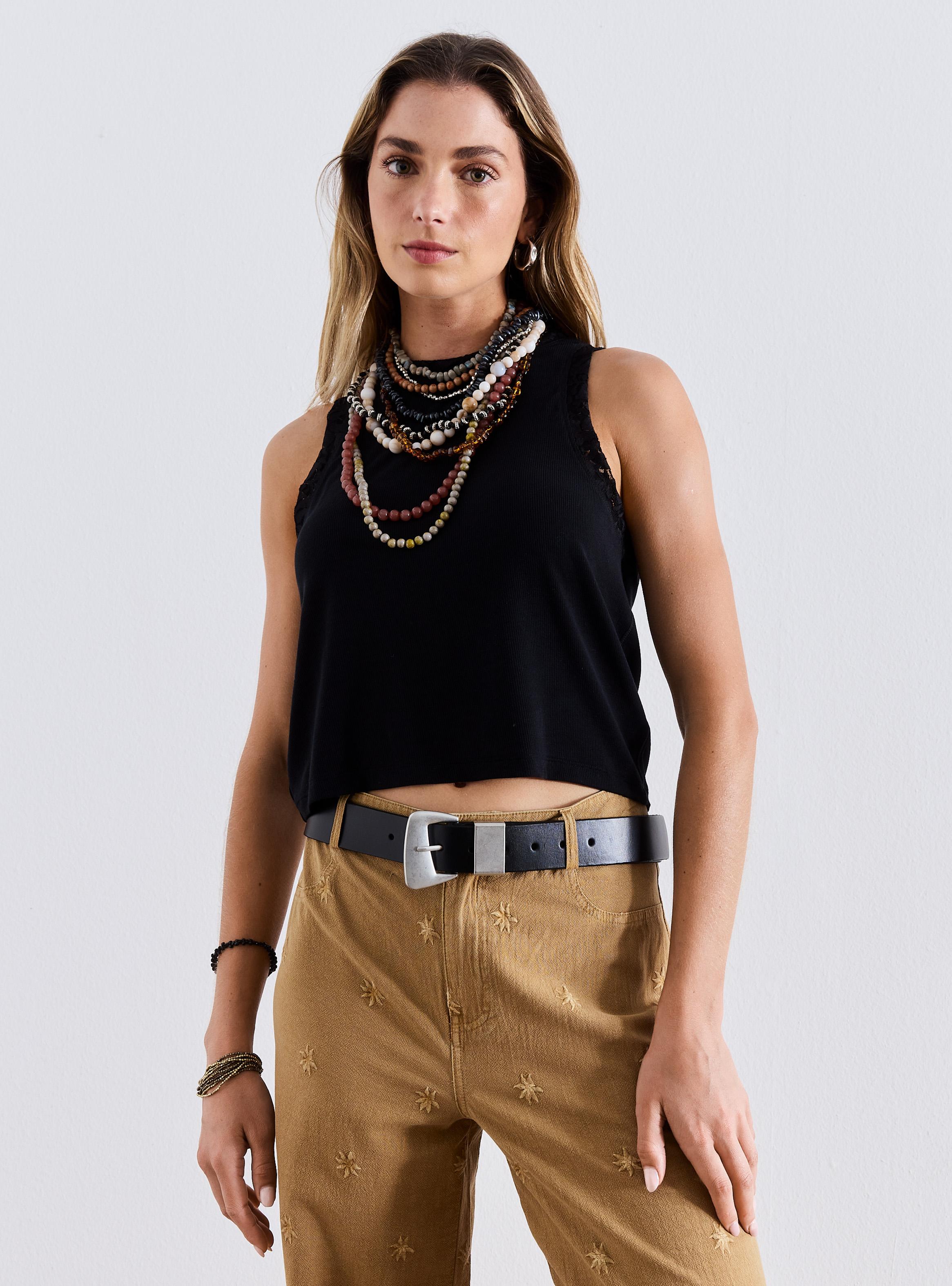 Cinturón Hebilla Irregular Cuero-3